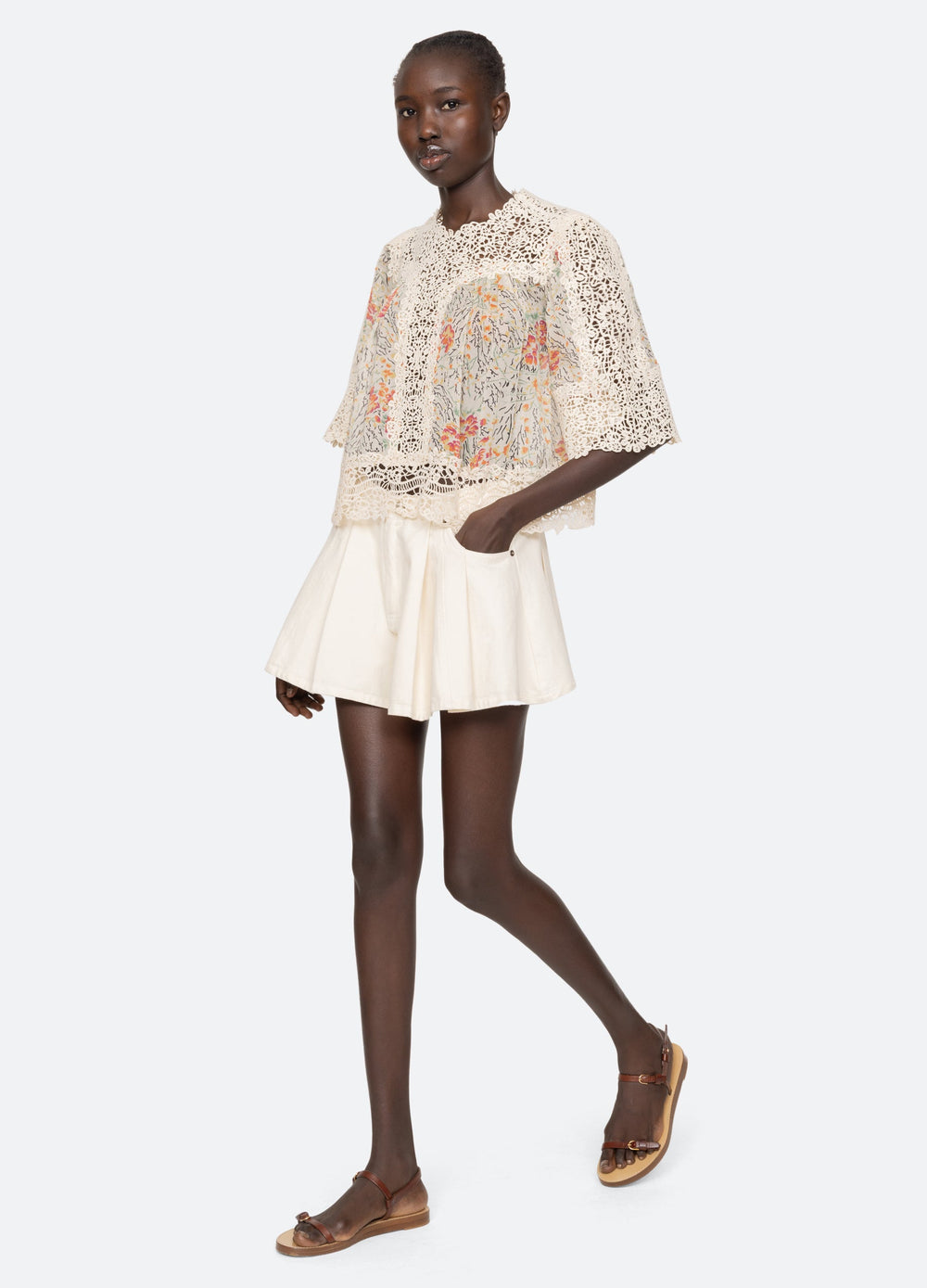 Cream Luisa Top | Sea New York