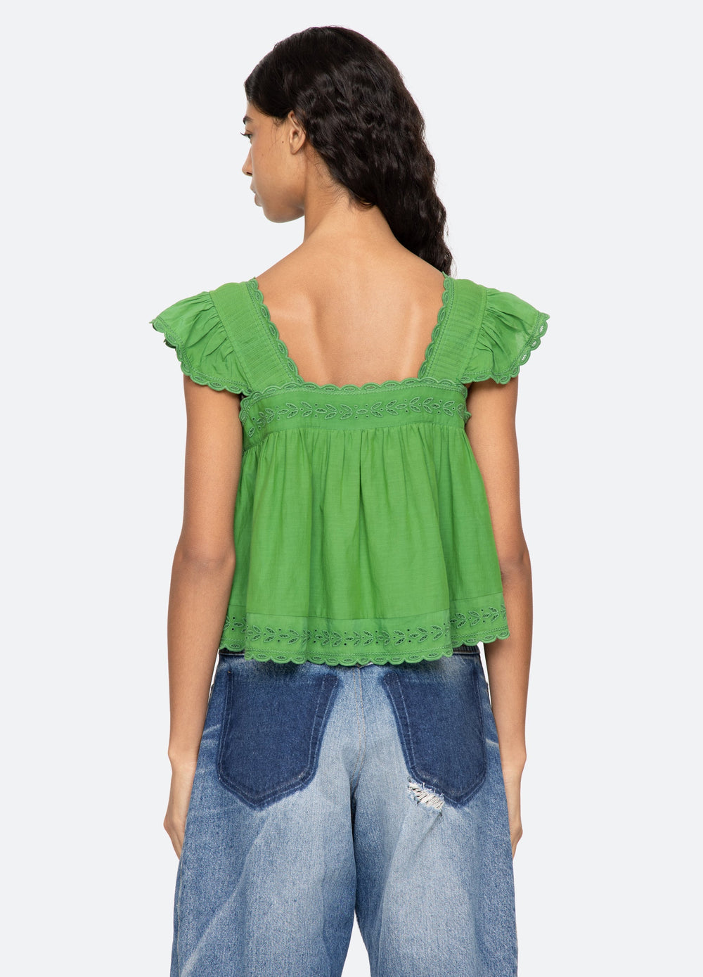 Green Eliza Top | Sea New York