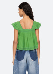 Green Eliza Top | Sea New York