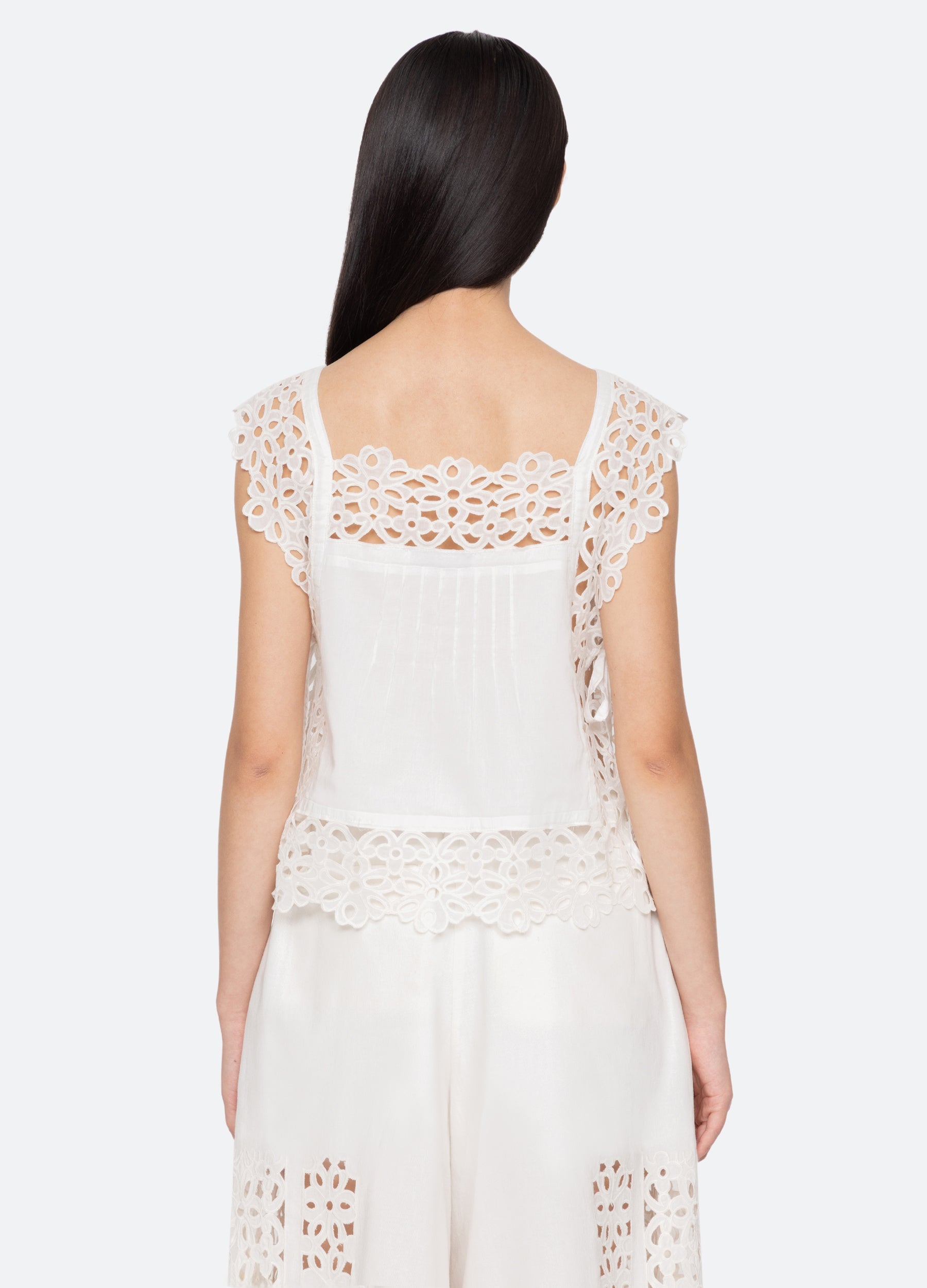White Leila Top | Sea New York