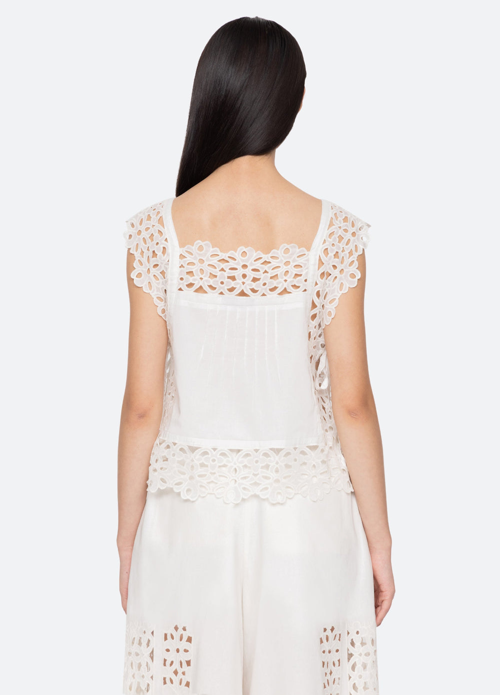 White Leila Top | Sea New York