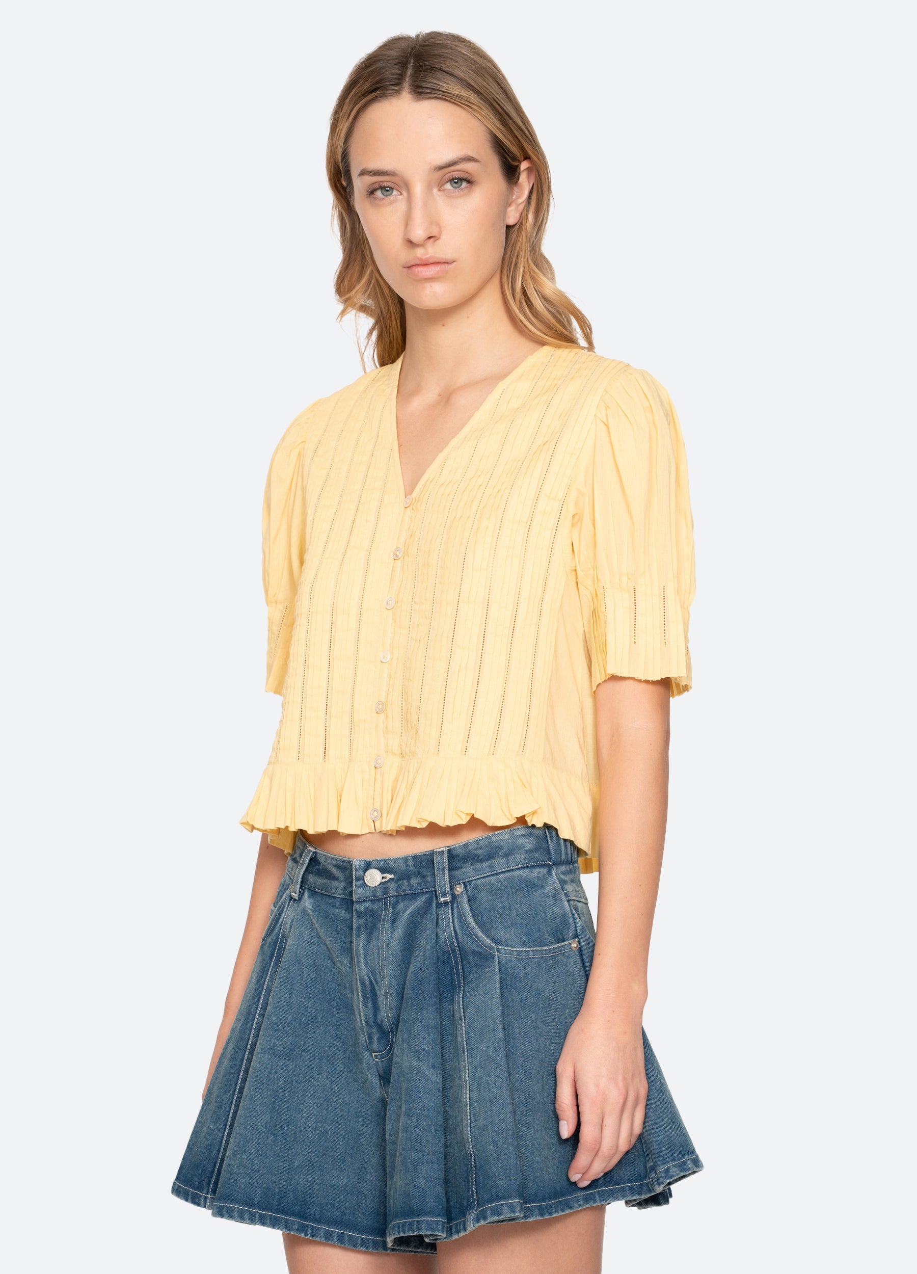 Yellow Alberte Top | Sea New York