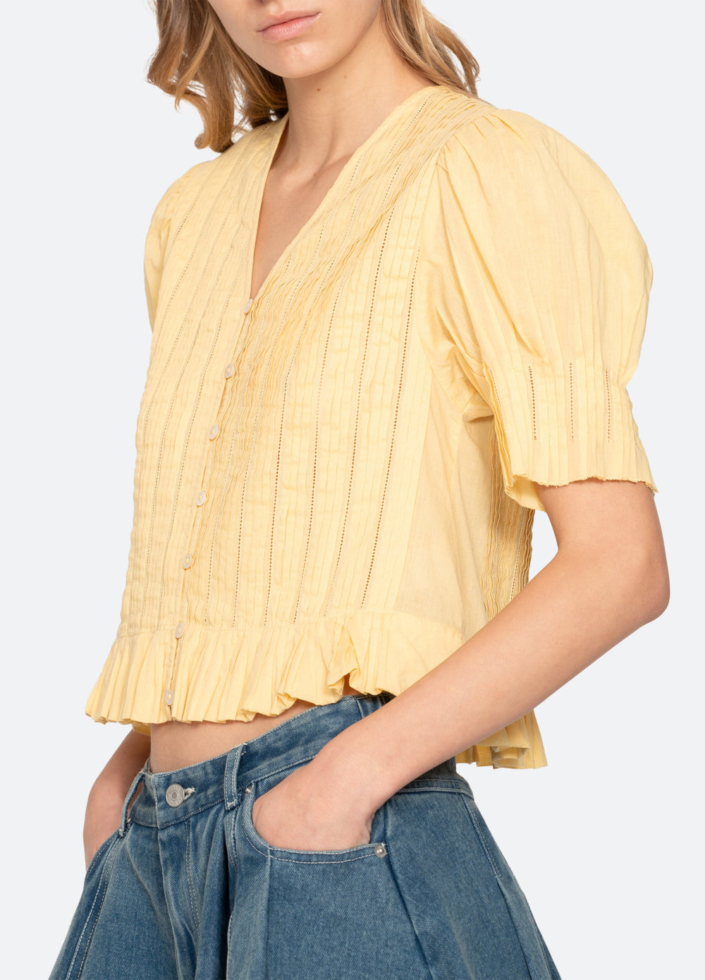 Yellow Alberte Top | Sea New York