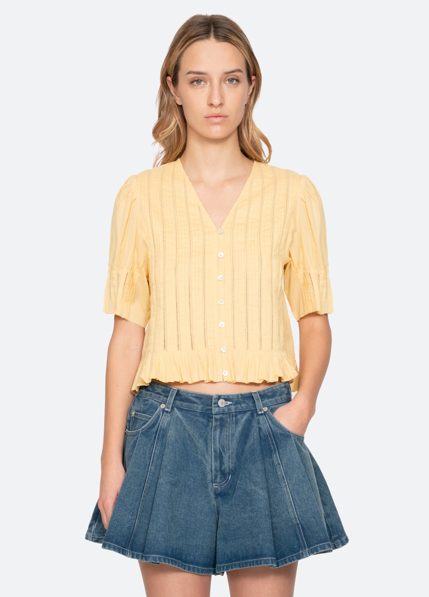 Yellow Alberte Top | Sea New York
