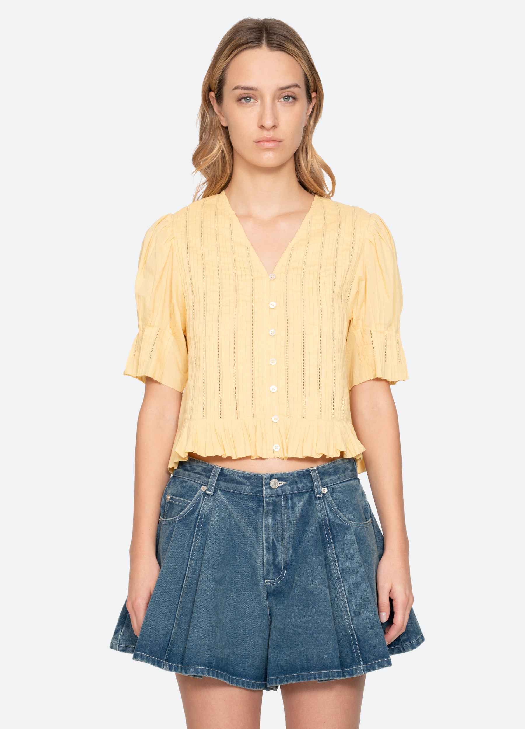 Yellow Alberte Top | Sea New York