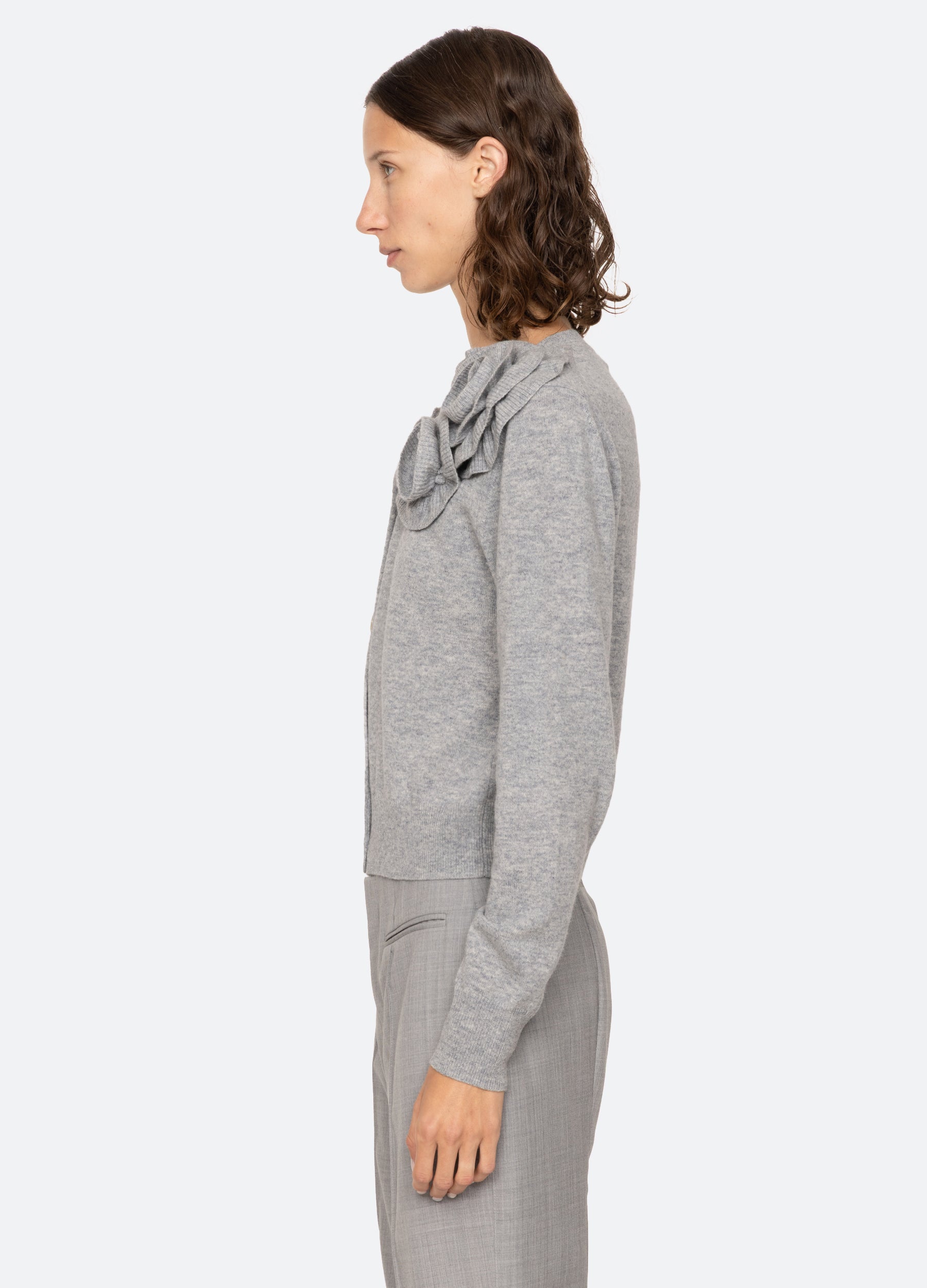 Grey Minette Cardigan | Sea New York