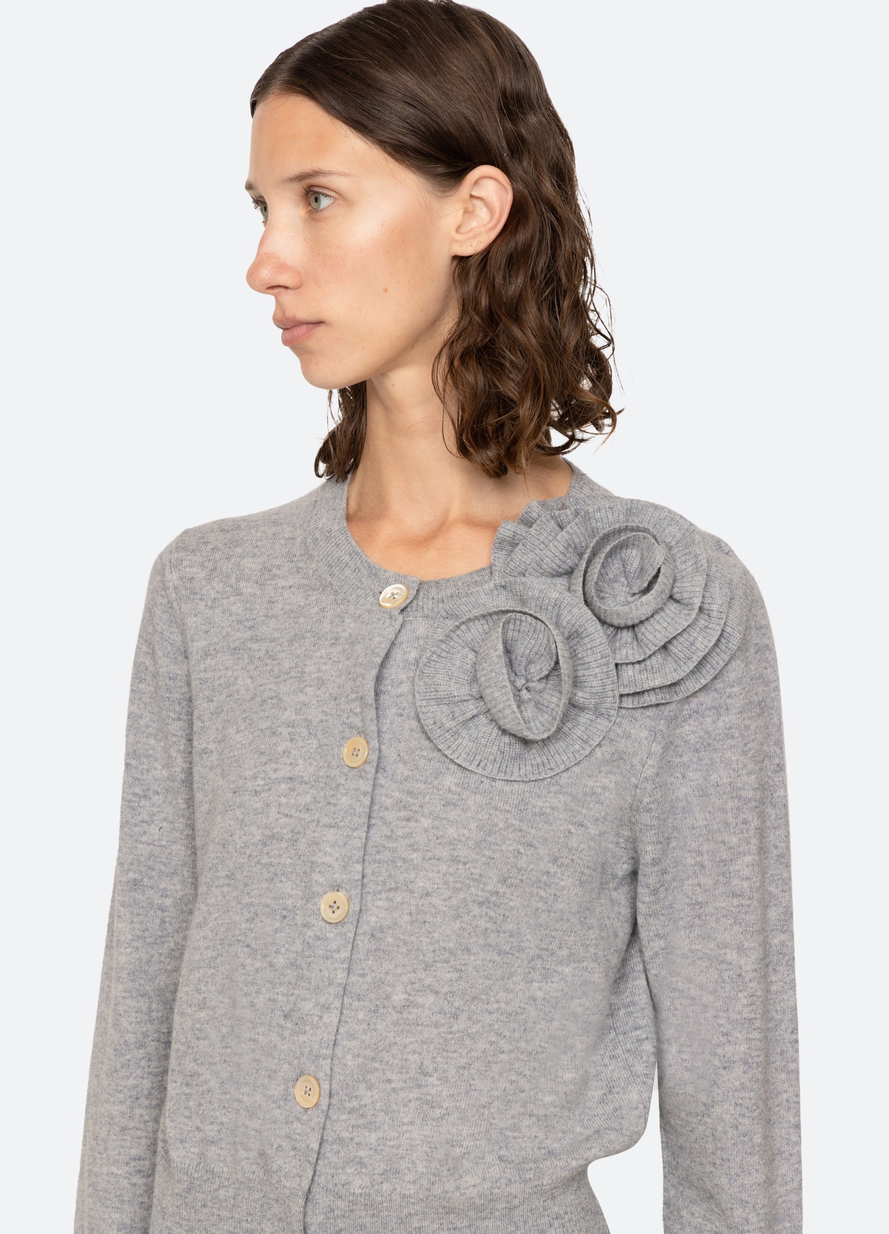 Grey Minette Cardigan | Sea New York