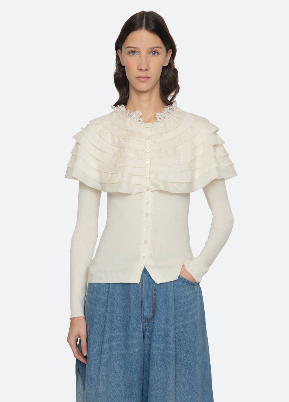 Cream Wanda Cardigan | Sea New York