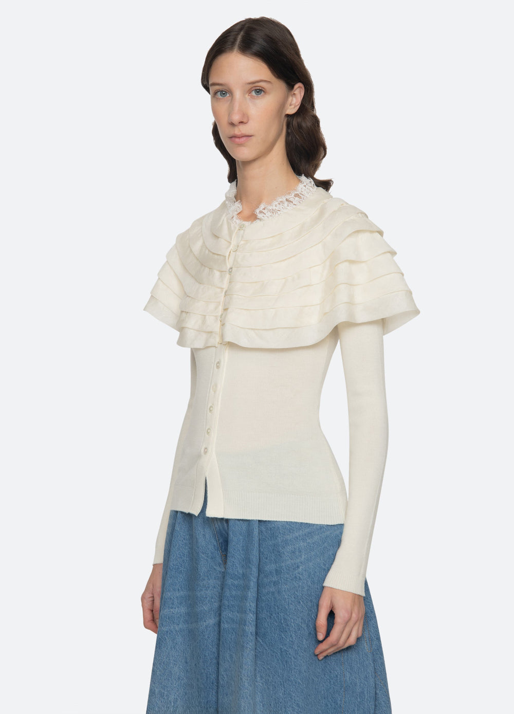Cream Wanda Cardigan | Sea New York