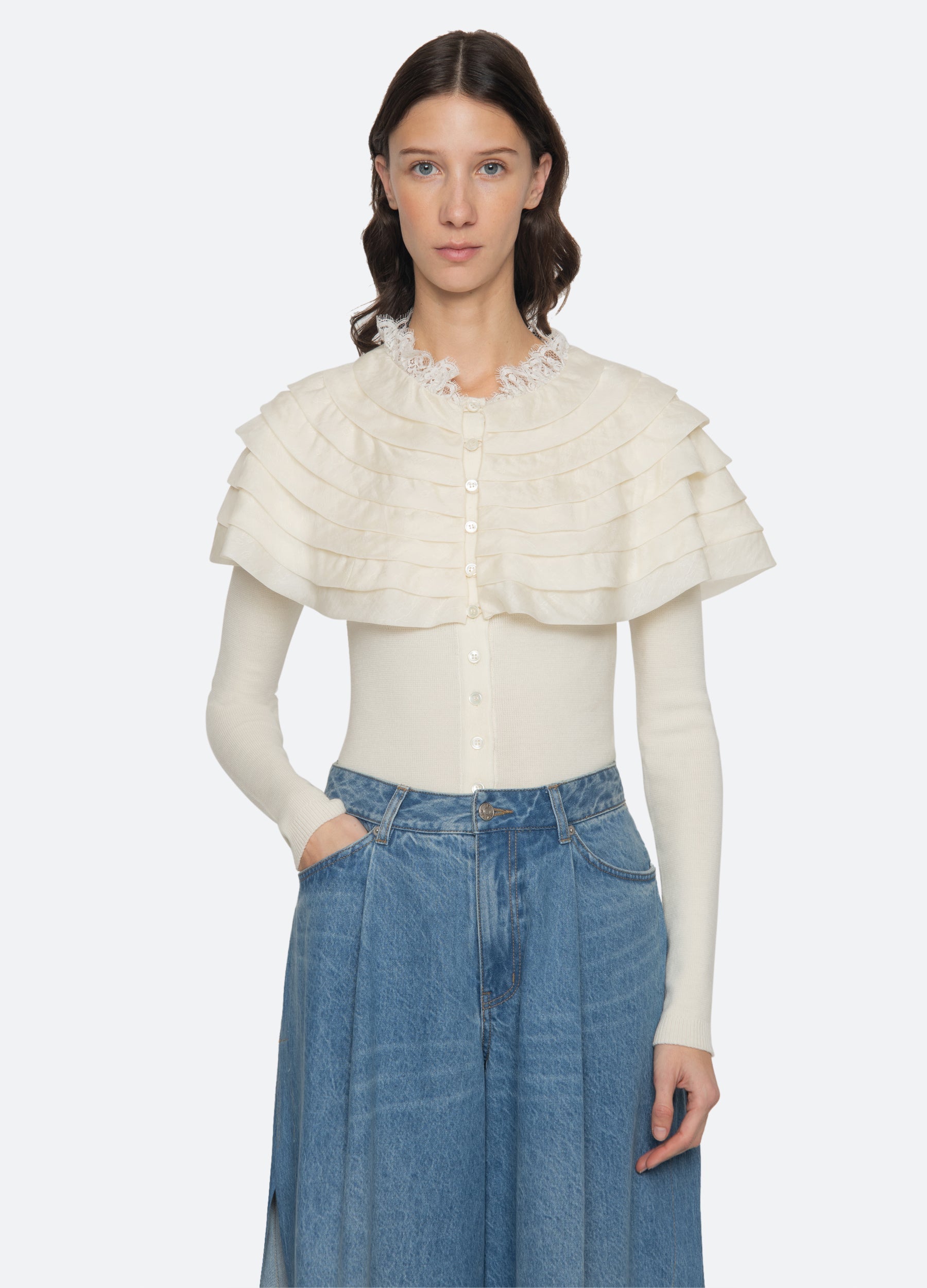 Cream Wanda Cardigan | Sea New York