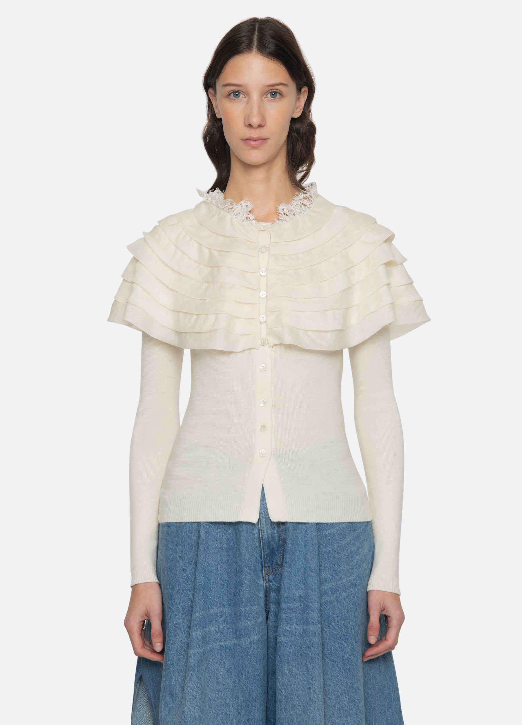 Cream Wanda Cardigan | Sea New York