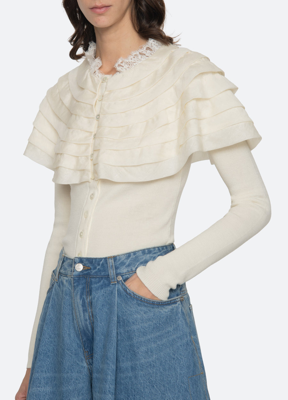 Cream Wanda Cardigan | Sea New York
