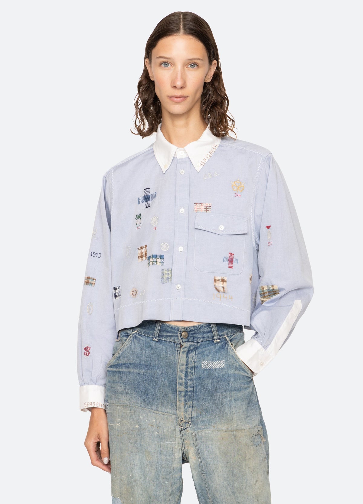 Blue Claira L/S Shirt | Sea New York