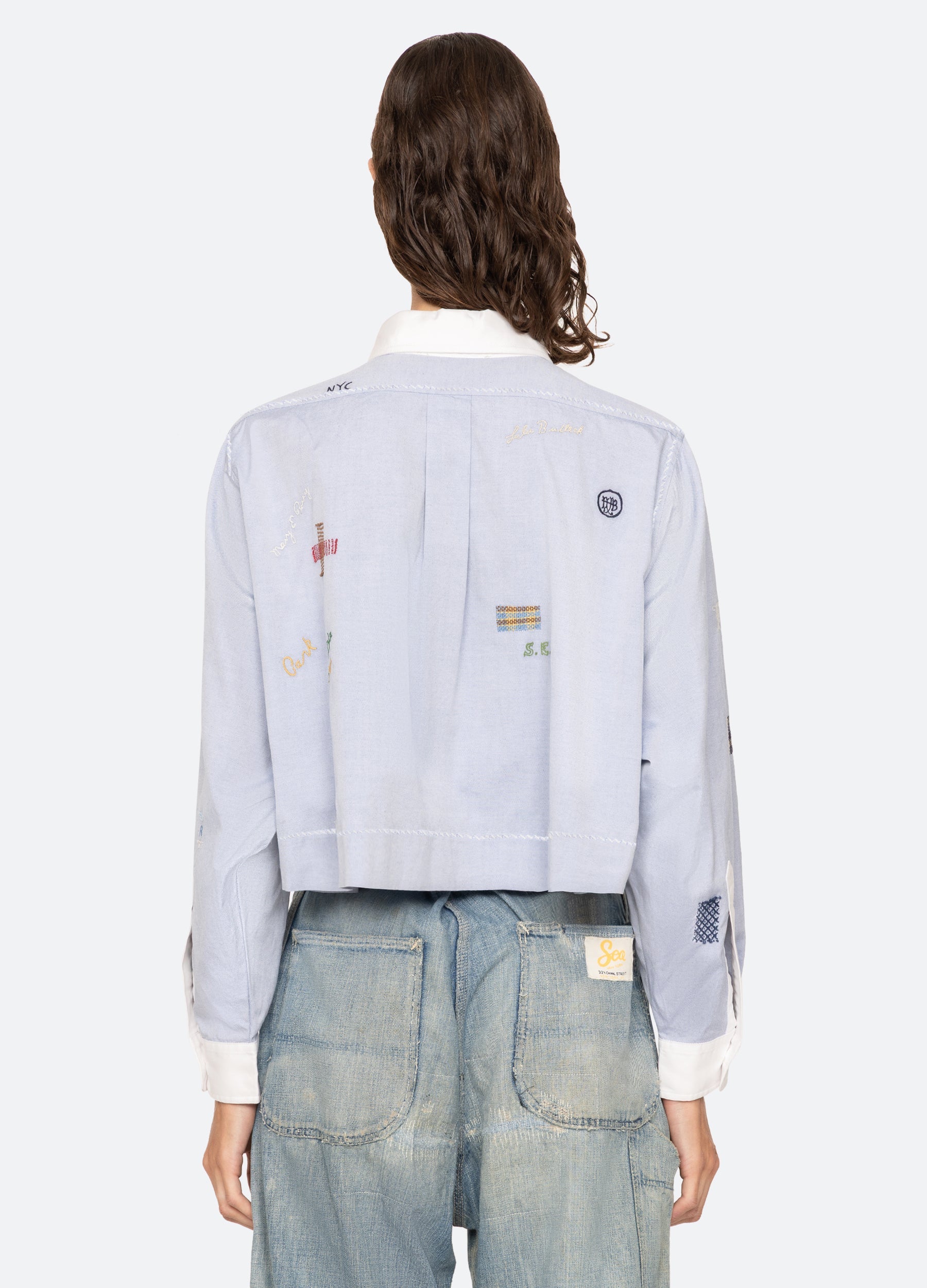 Blue Claira L/S Shirt | Sea New York