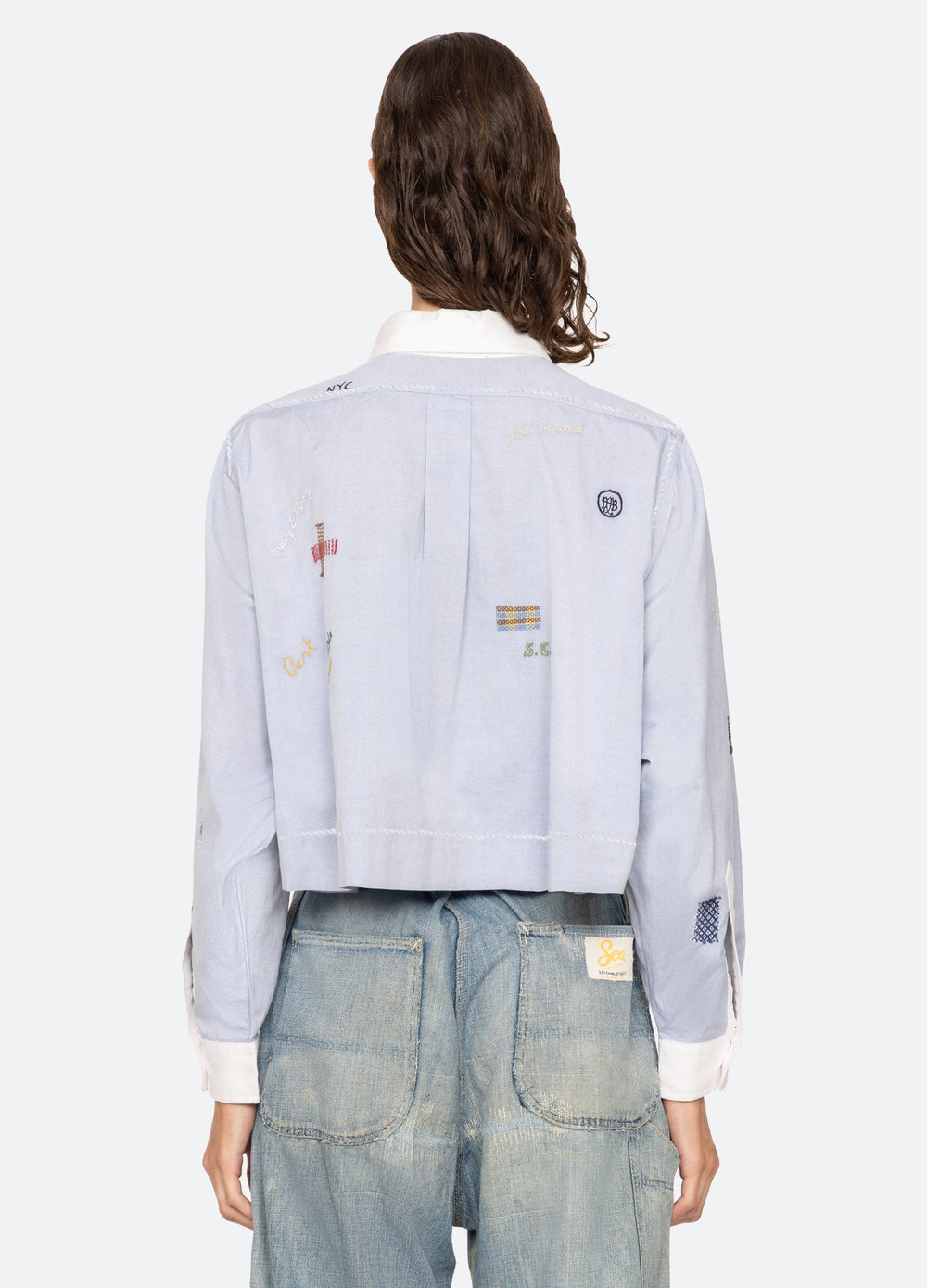 Blue Claira L/S Shirt | Sea New York