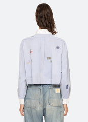 Blue Claira L/S Shirt | Sea New York