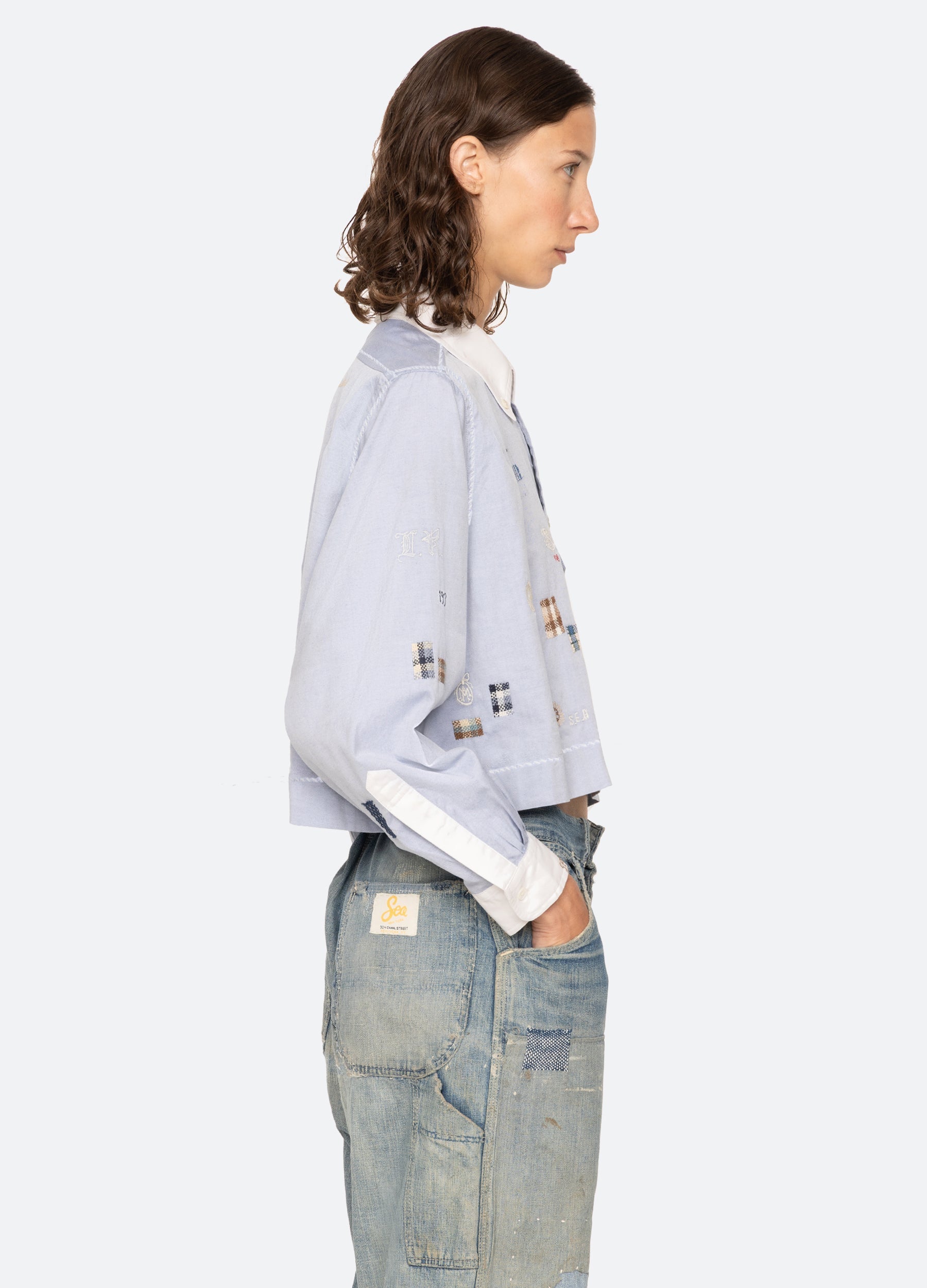 Blue Claira L/S Shirt | Sea New York