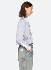 Blue Claira L/S Shirt | Sea New York