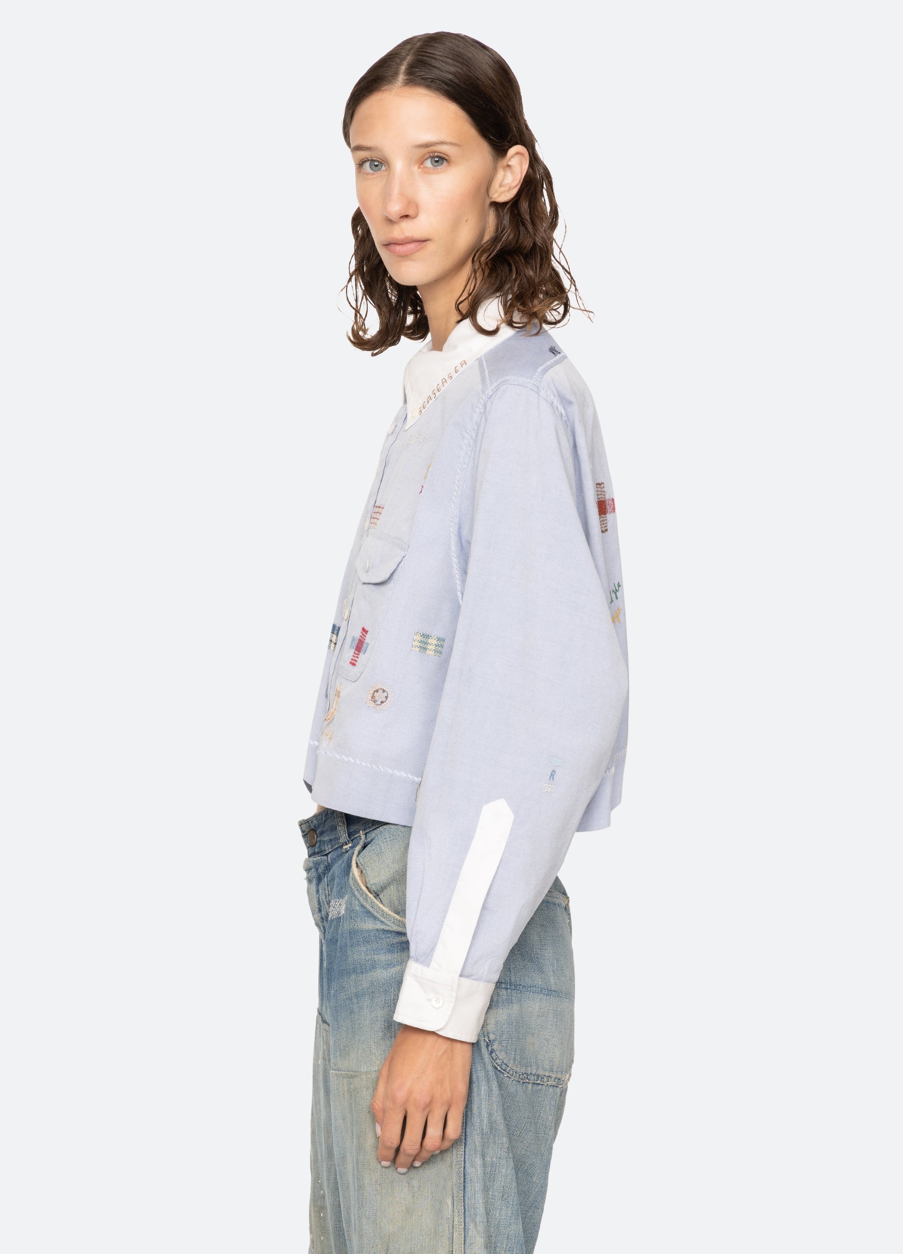 Blue Claira L/S Shirt | Sea New York