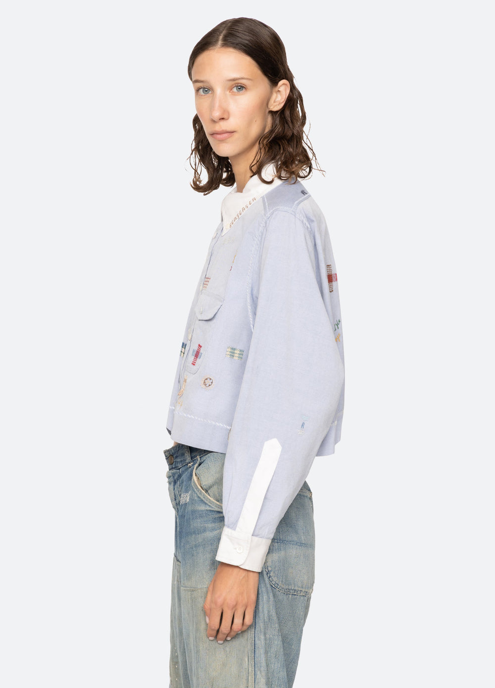 Blue Claira L/S Shirt | Sea New York