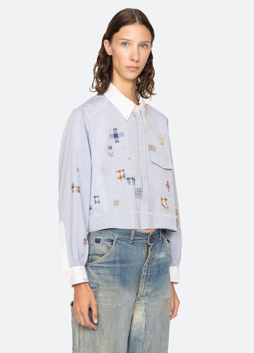 Blue Claira L/S Shirt | Sea New York