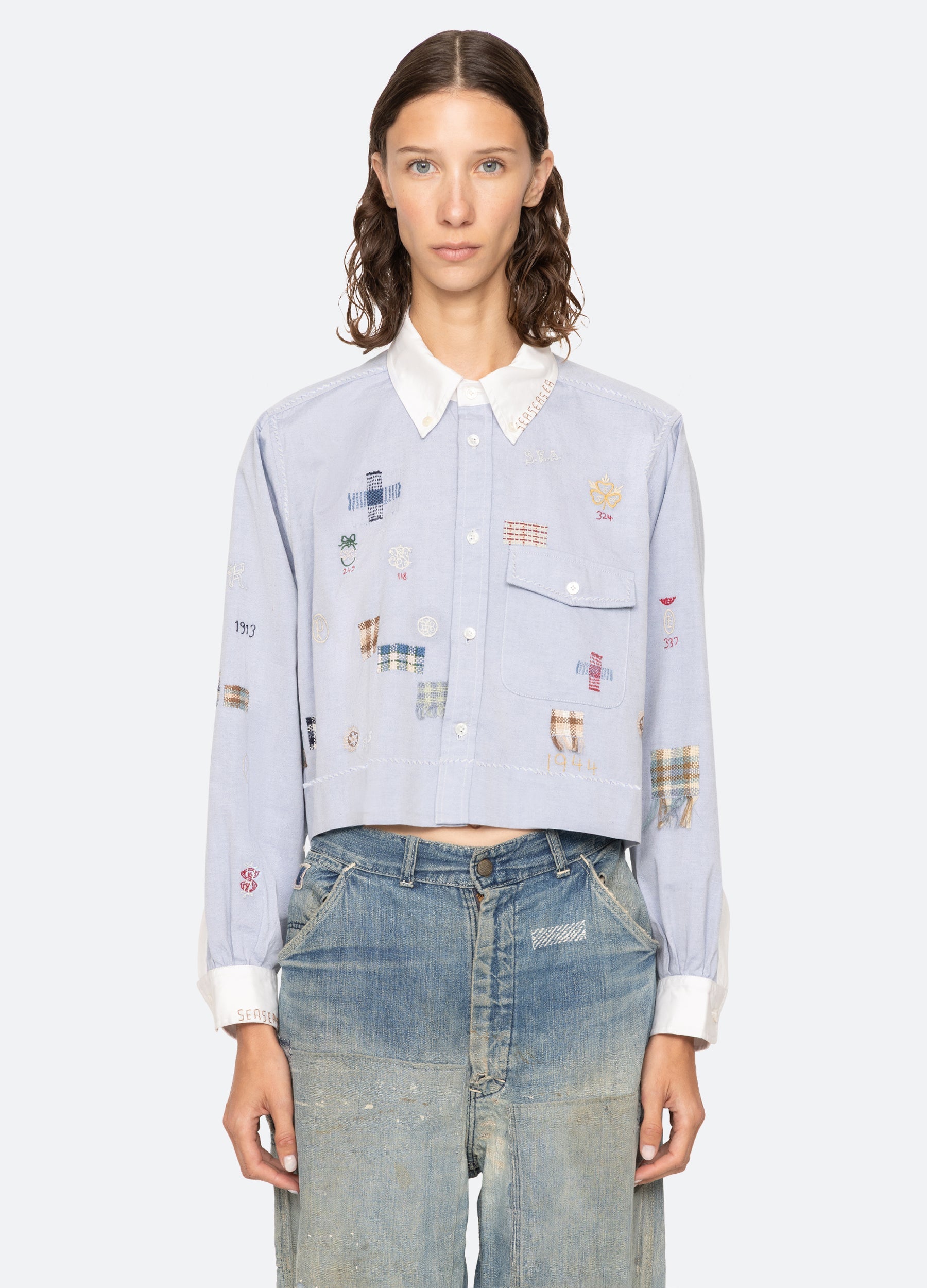 Blue Claira L/S Shirt | Sea New York