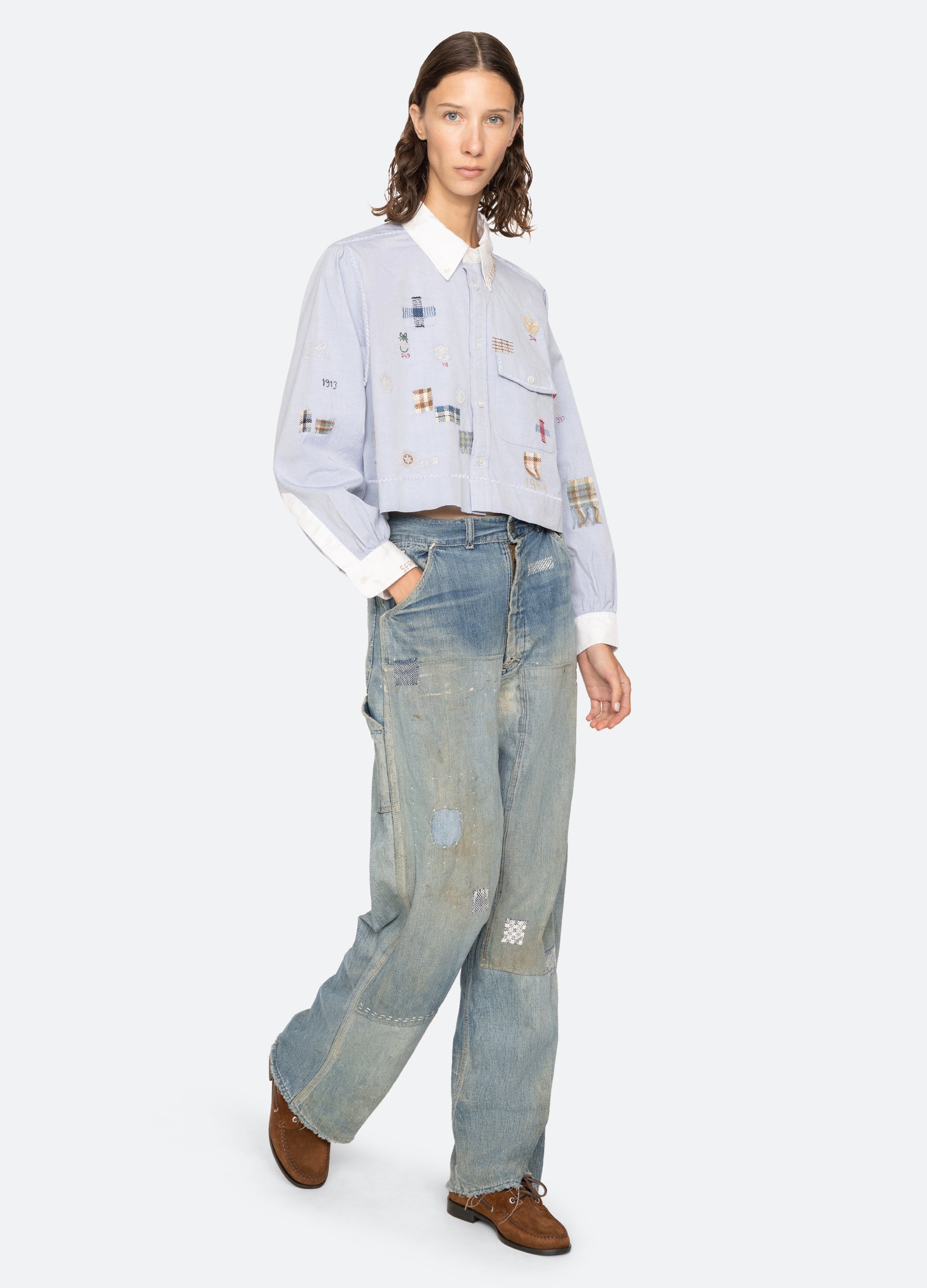 Blue Claira L/S Shirt | Sea New York