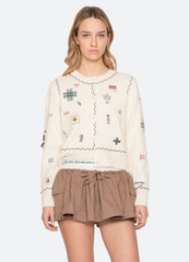 Cream Claira Cardigan | Sea New York