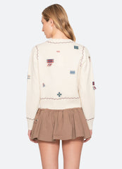 Cream Claira Cardigan | Sea New York
