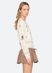 Cream Claira Cardigan | Sea New York