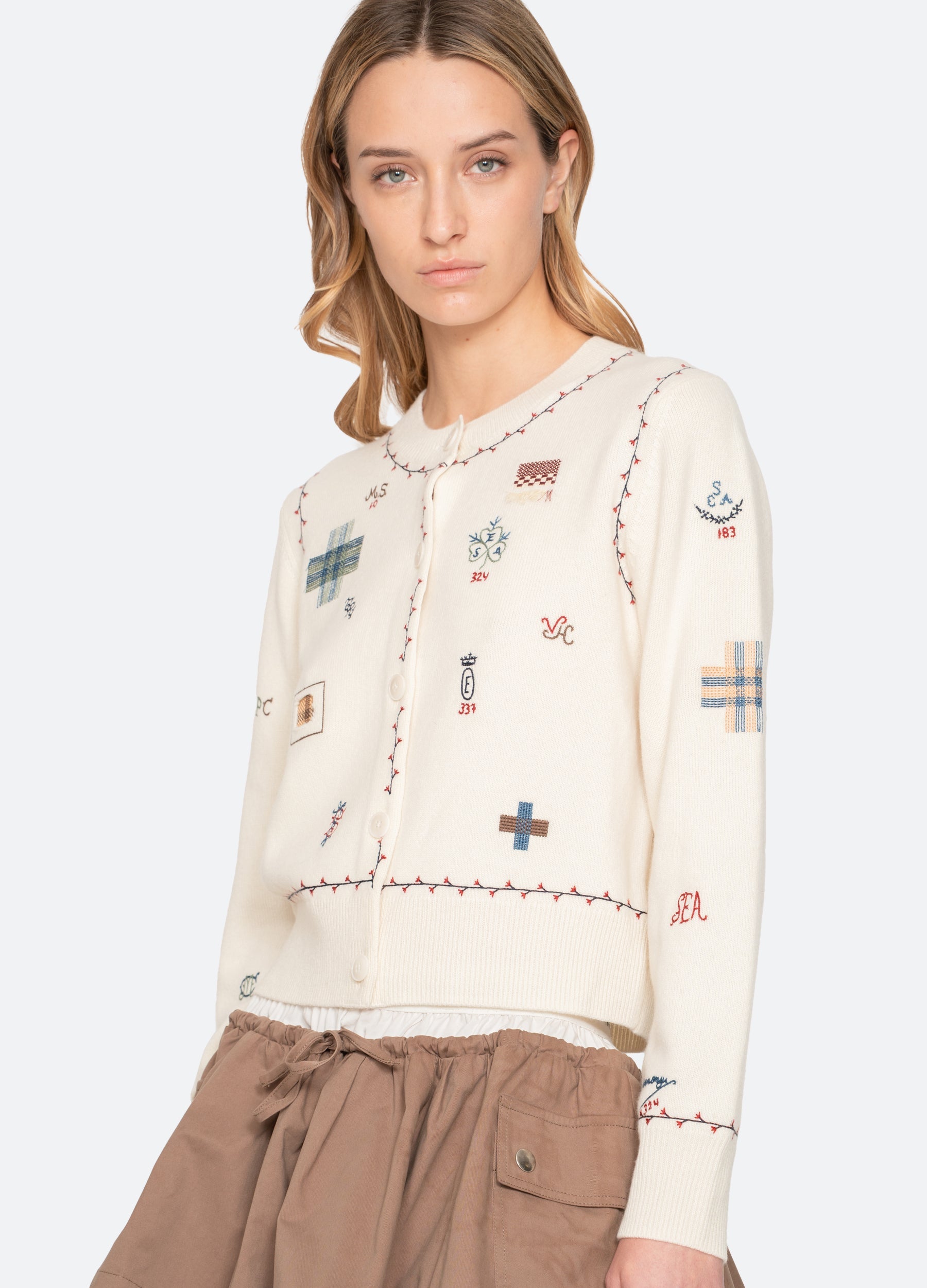 Cream Claira Cardigan | Sea New York