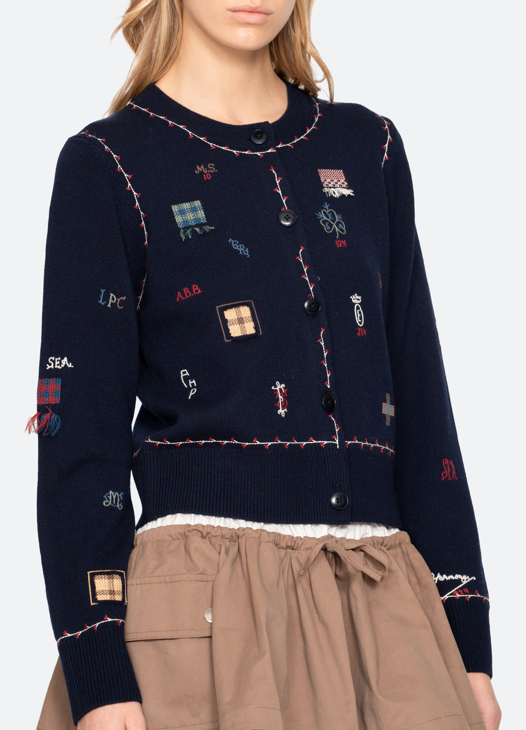 Cream Claira Cardigan | Sea New York