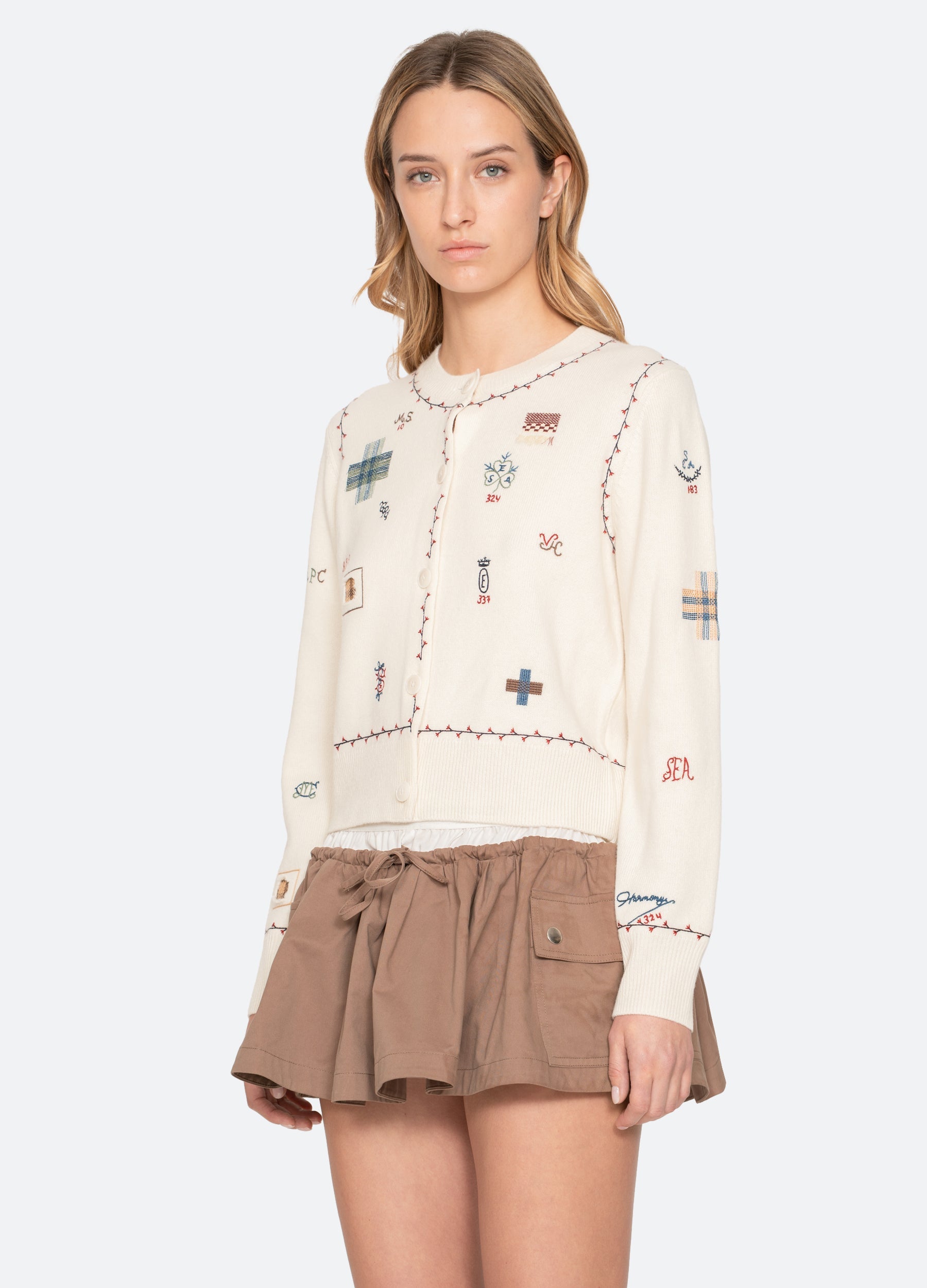 Cream Claira Cardigan | Sea New York