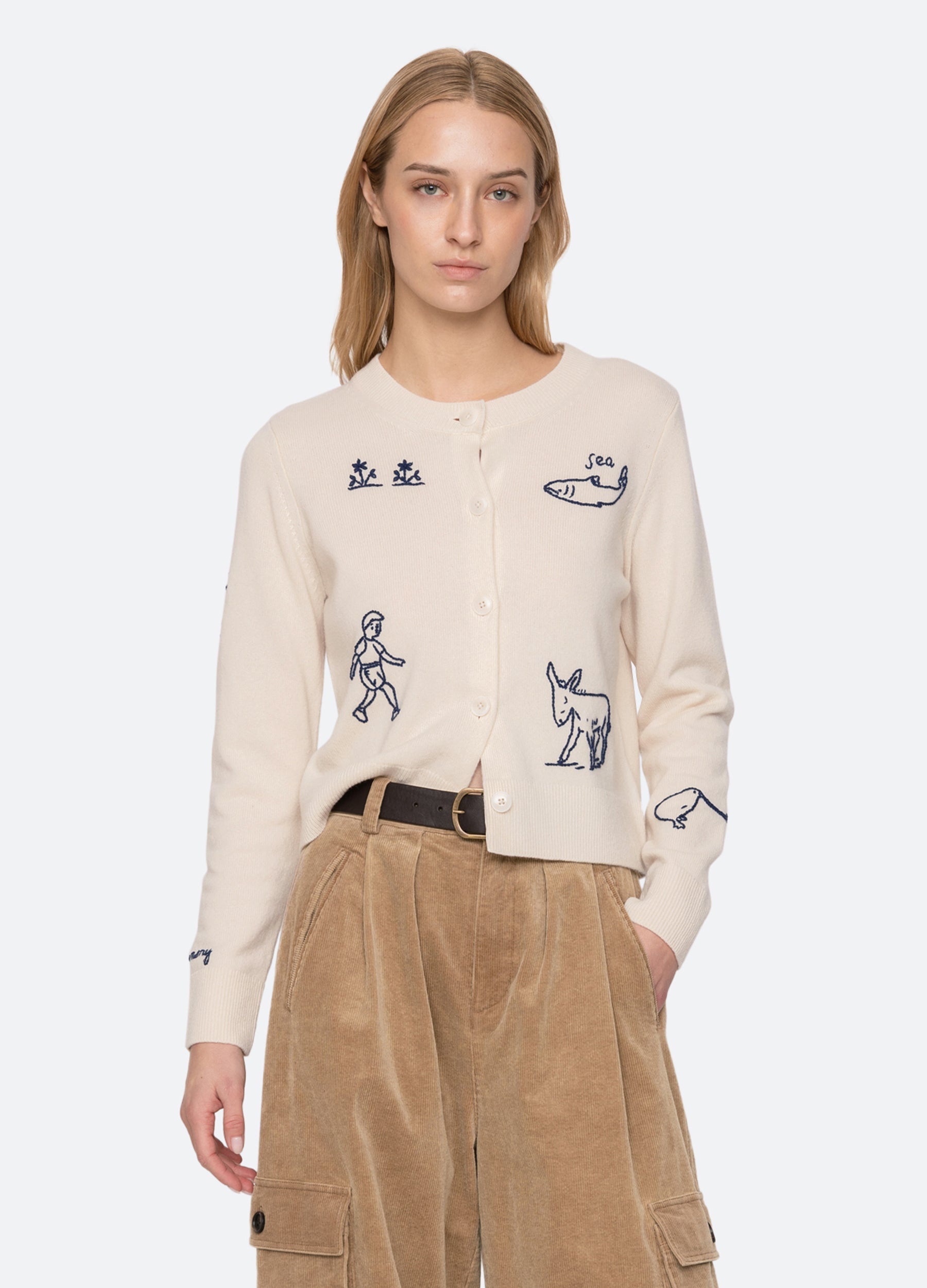 Ivory Demi Cardigan | Sea New York