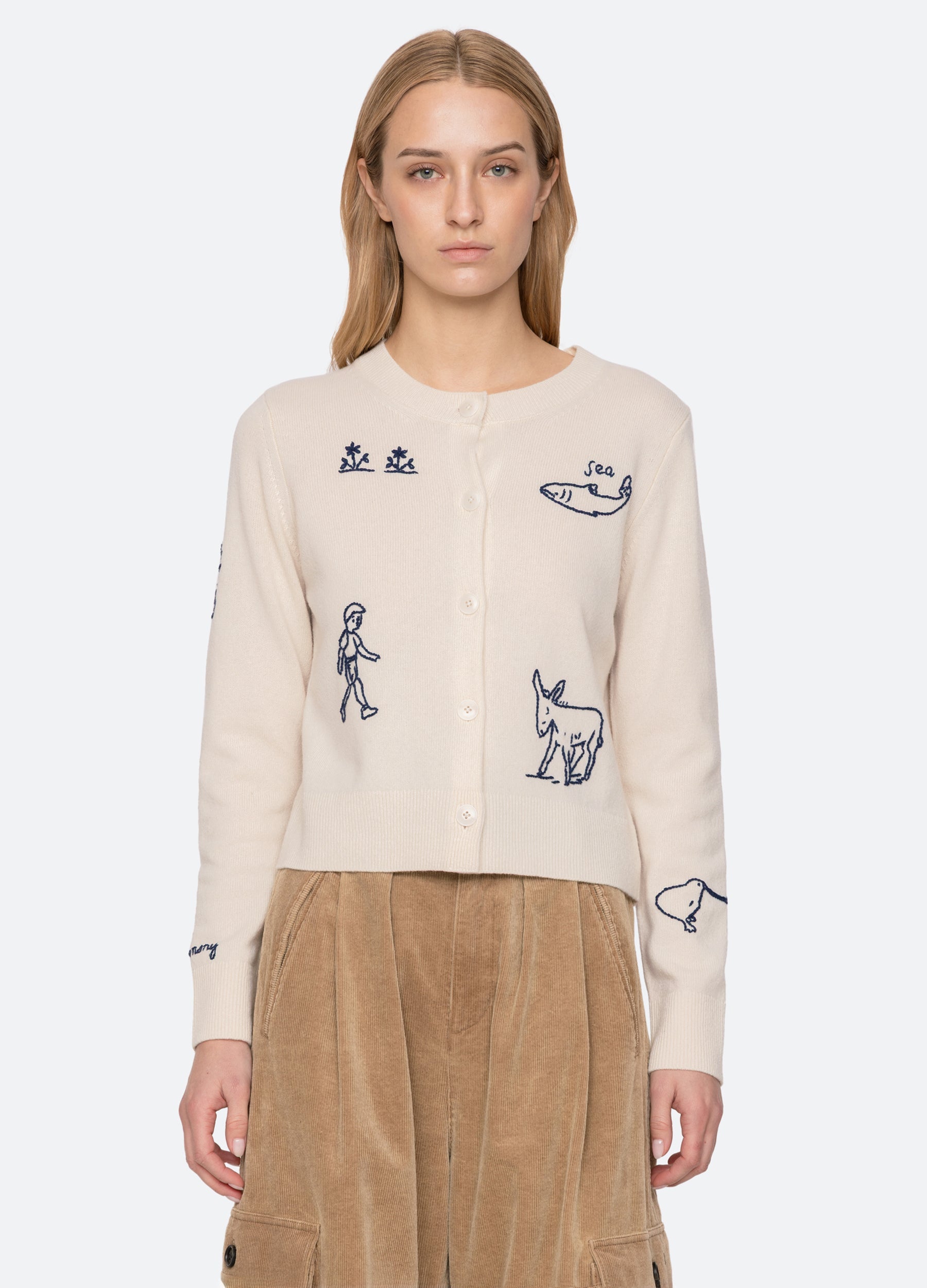 Ivory Demi Cardigan | Sea New York