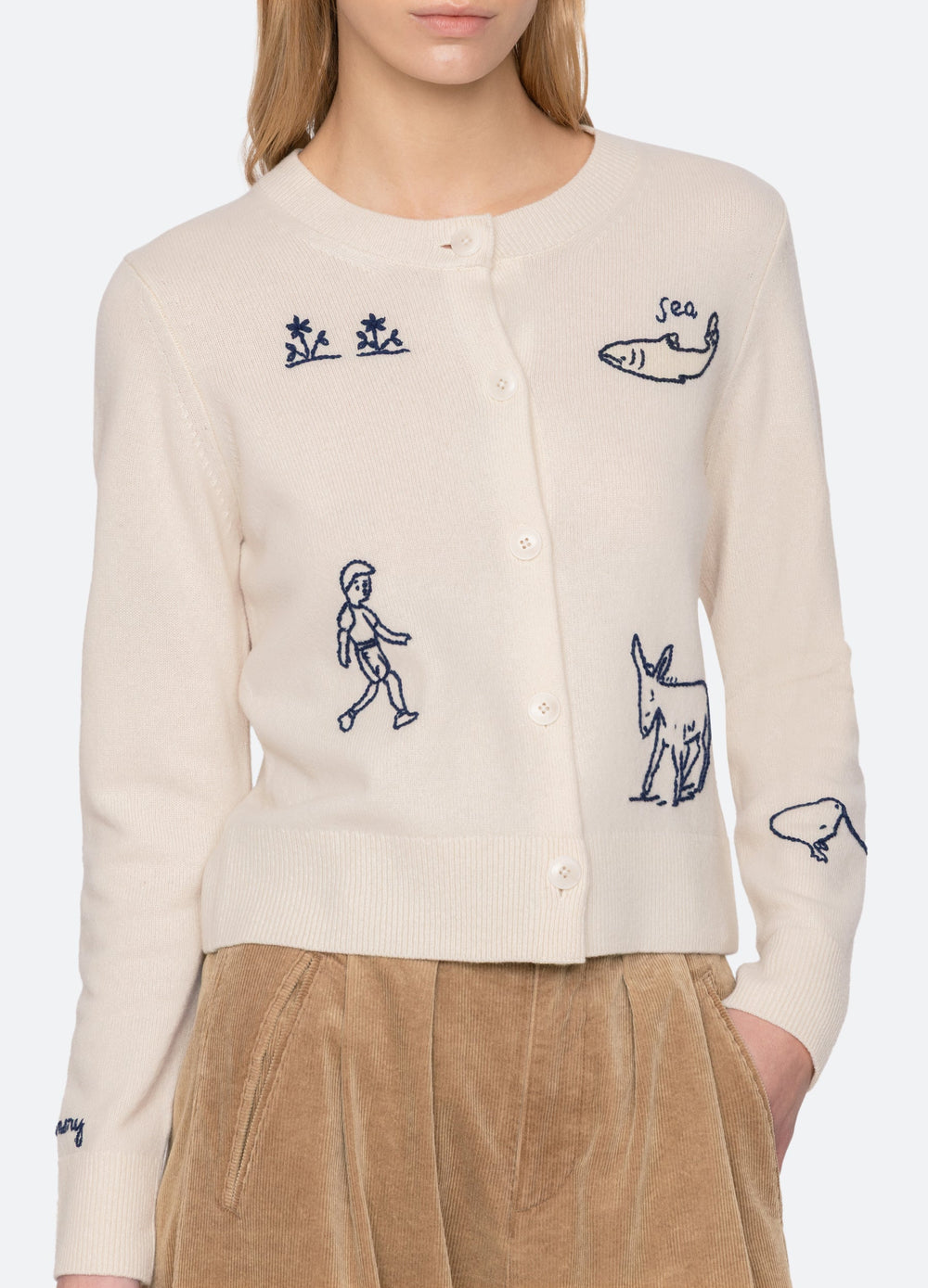 Ivory Demi Cardigan | Sea New York
