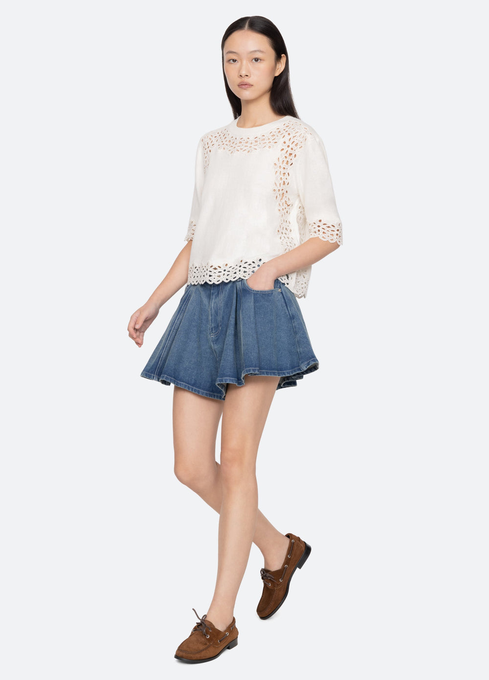 Cream Leila Sweater | Sea New York