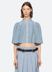 Blue Solene S/S Top | Sea New York
