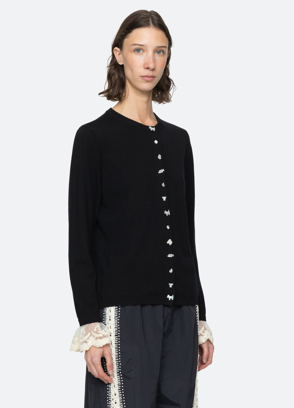 Black Diane Cardigan | Sea New York