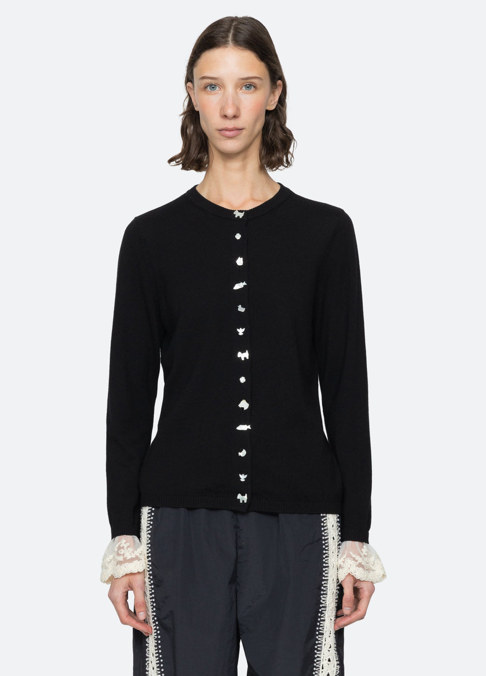 Black Diane Cardigan | Sea New York