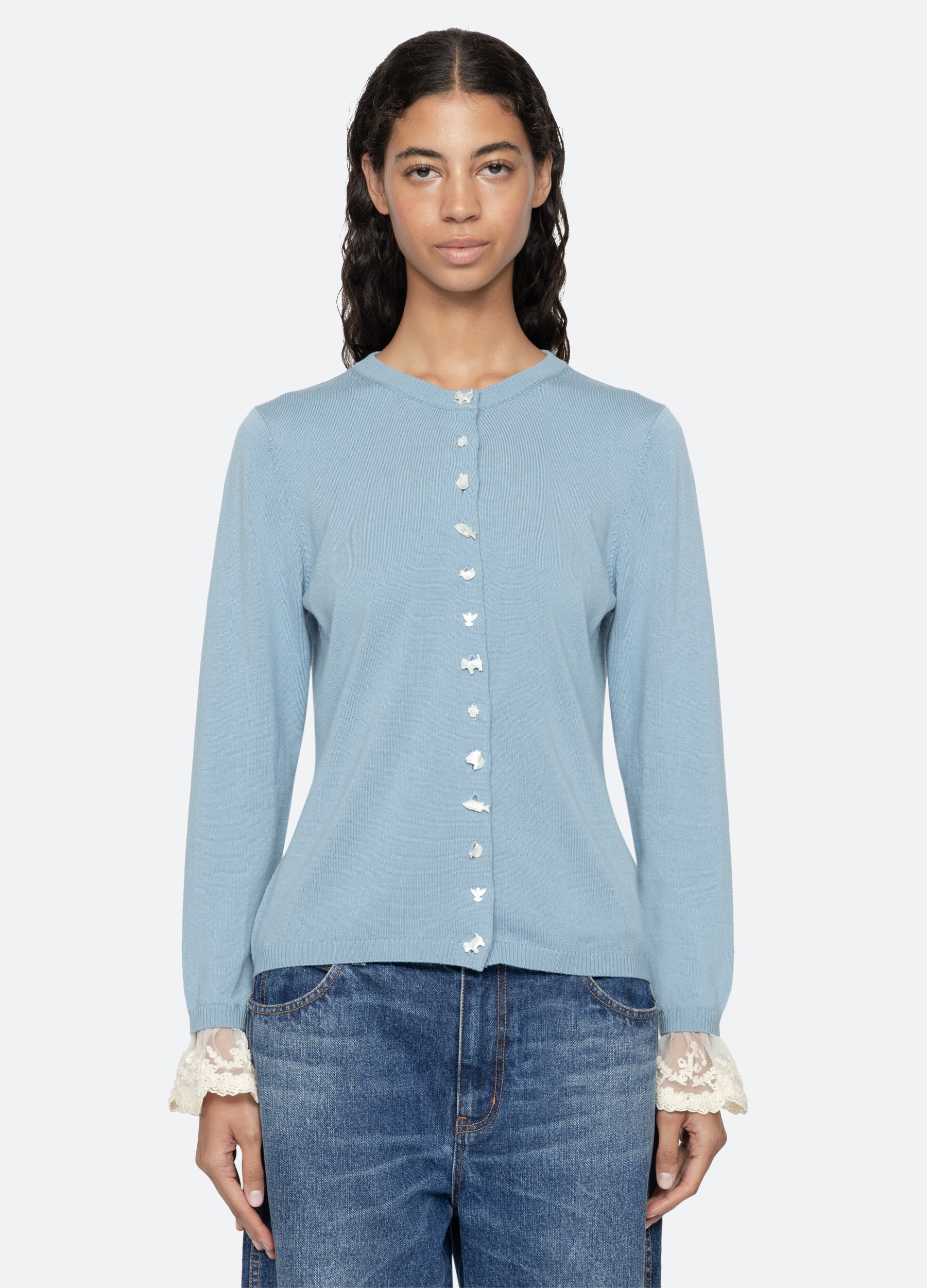 Black Diane Cardigan | Sea New York