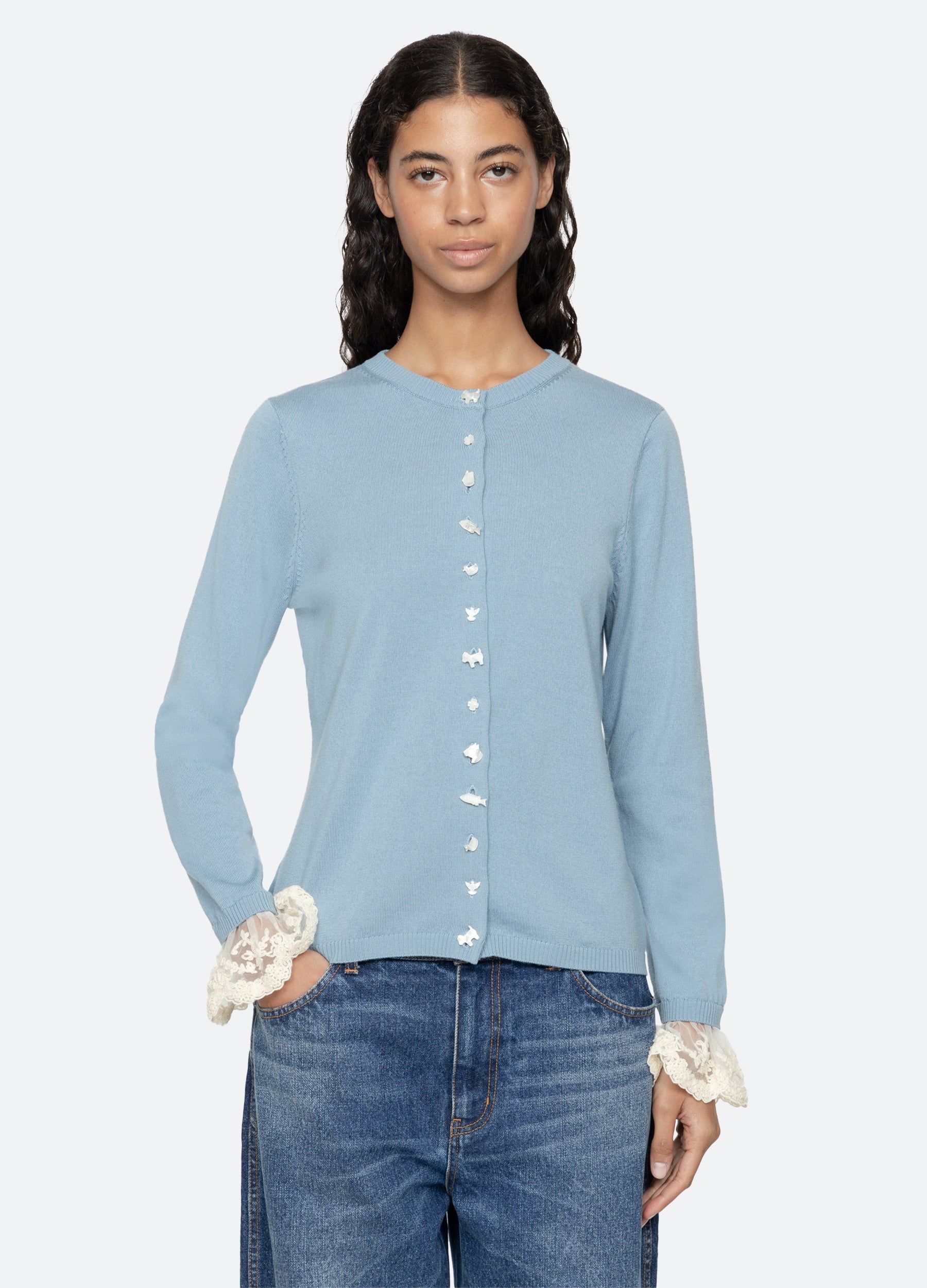 Black Diane Cardigan | Sea New York