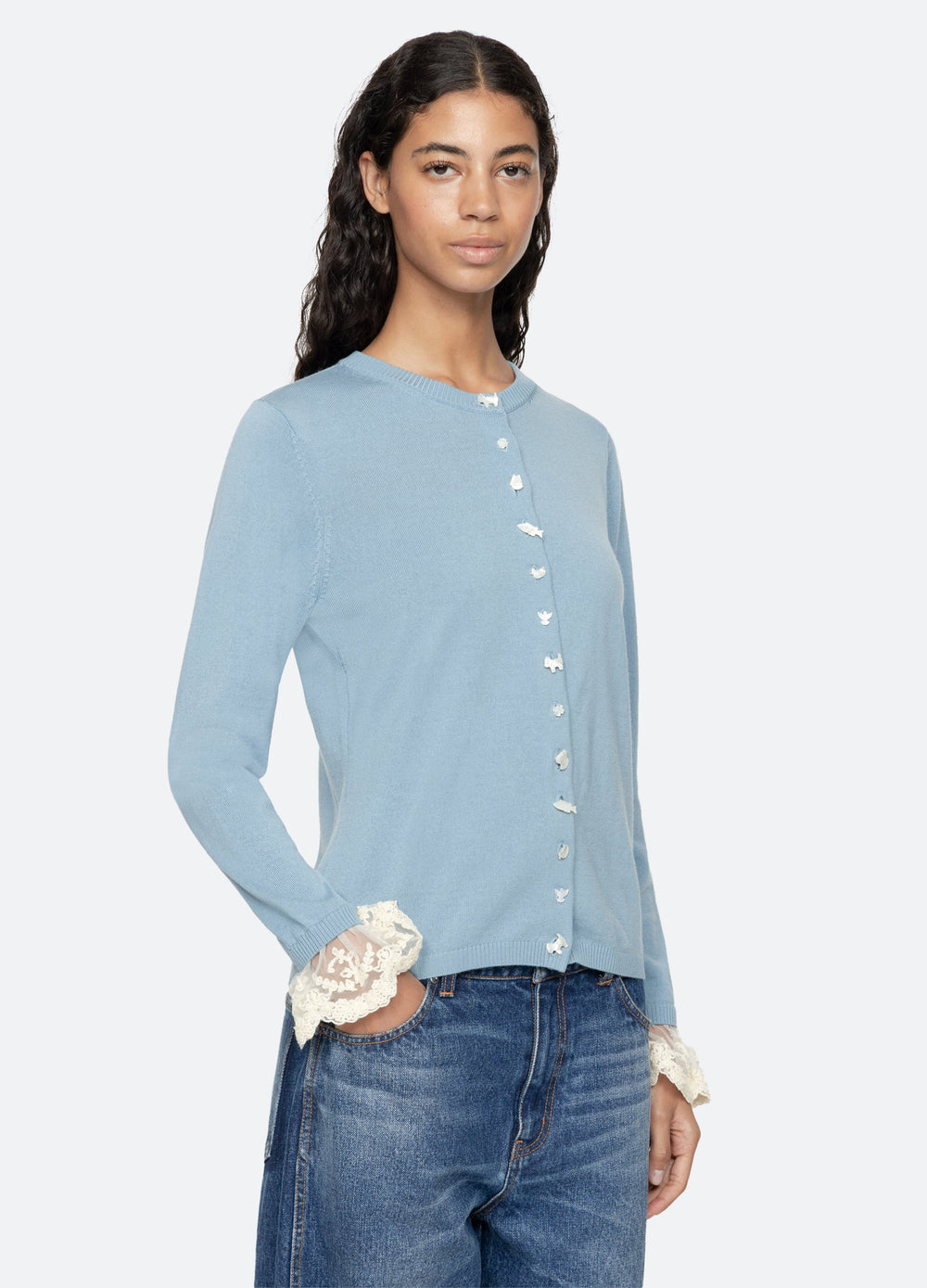 Black Diane Cardigan | Sea New York