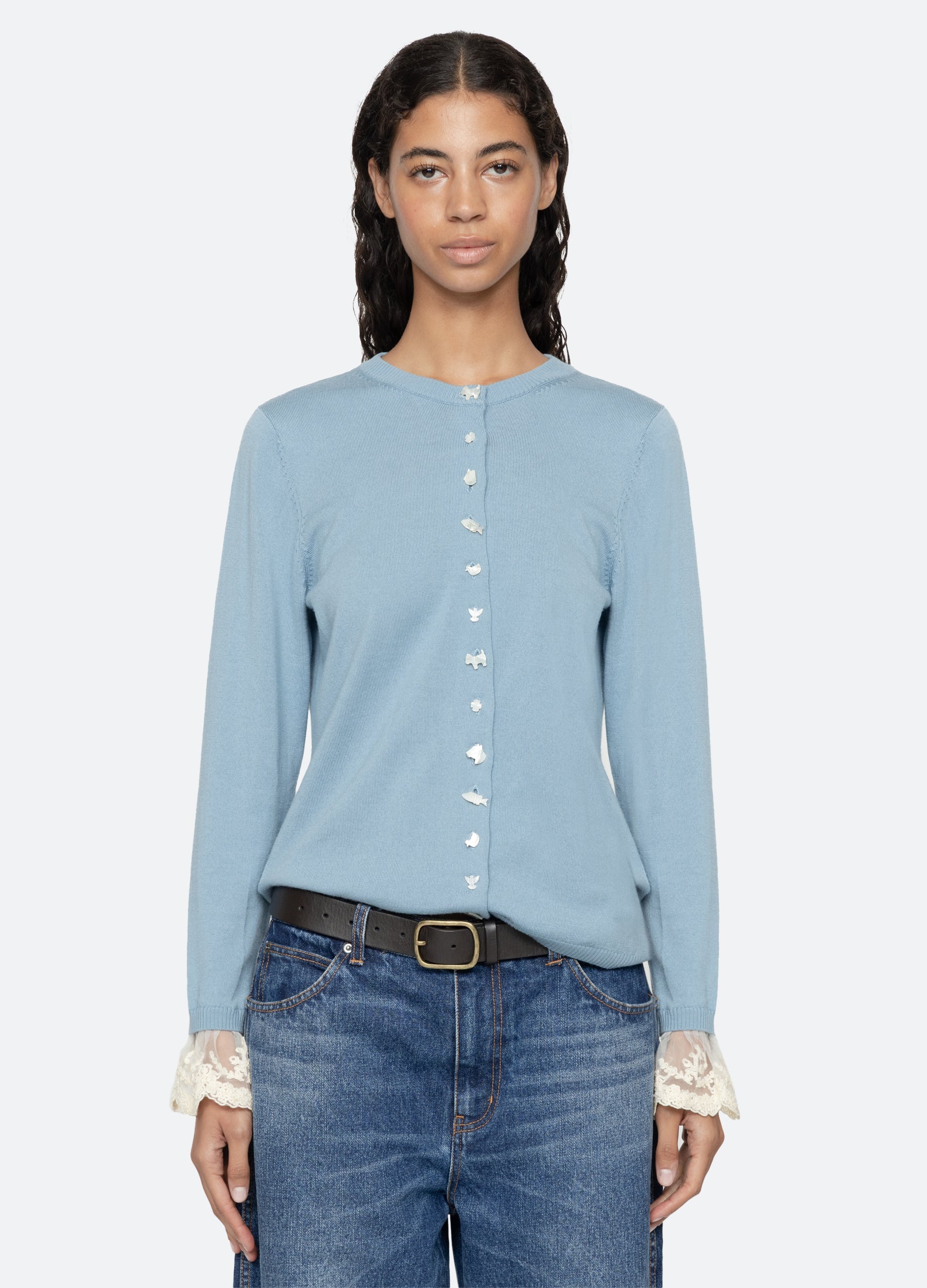 Black Diane Cardigan | Sea New York
