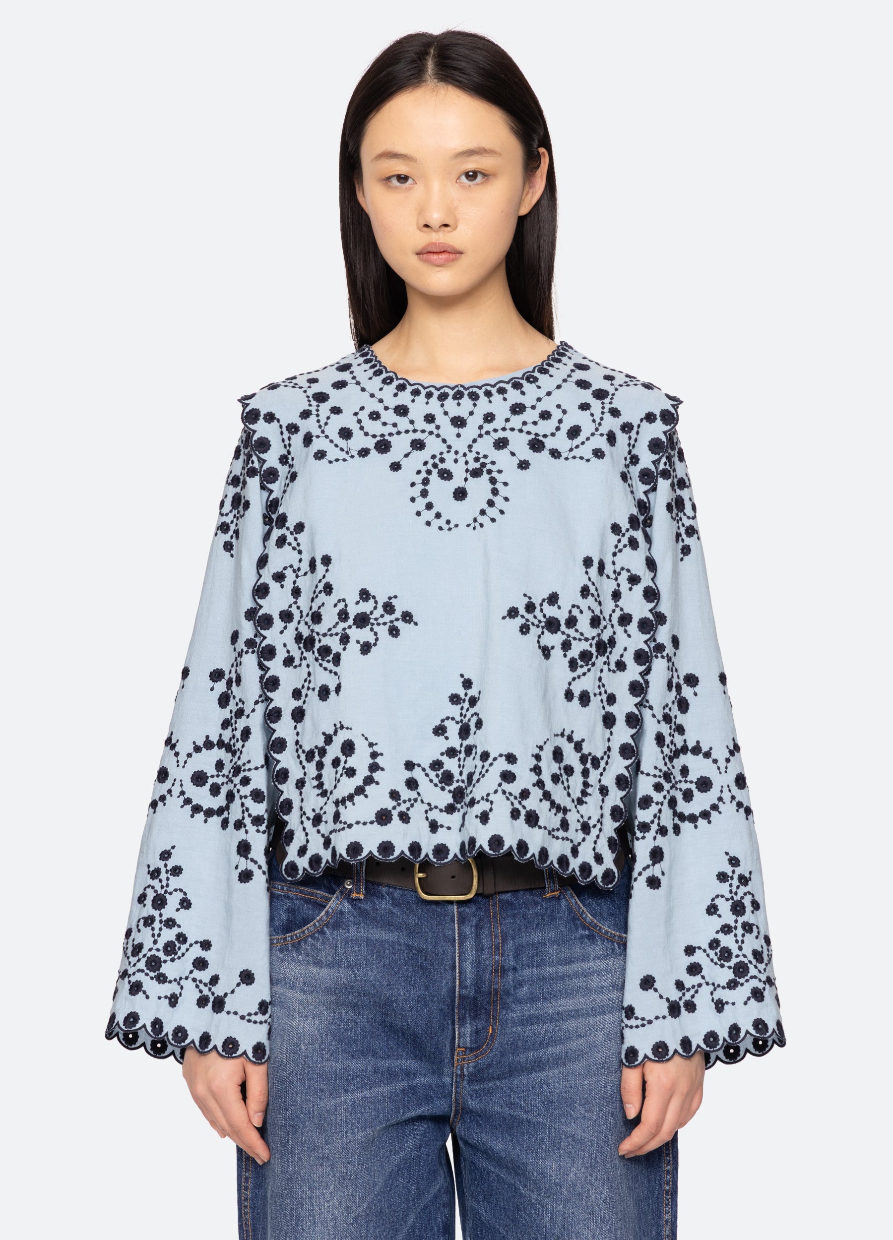Blue Frances Top | Sea New York