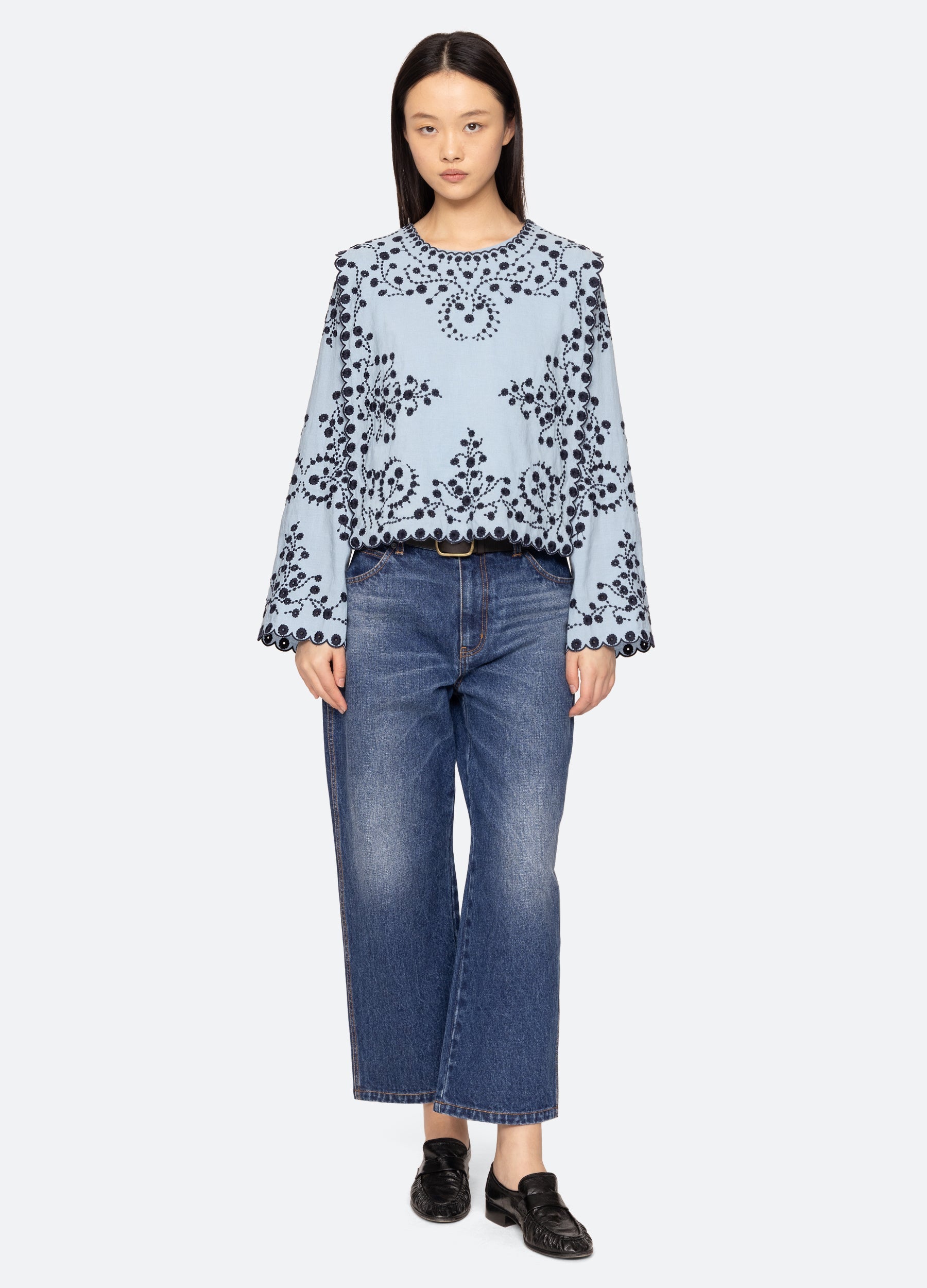 Blue Frances Top | Sea New York