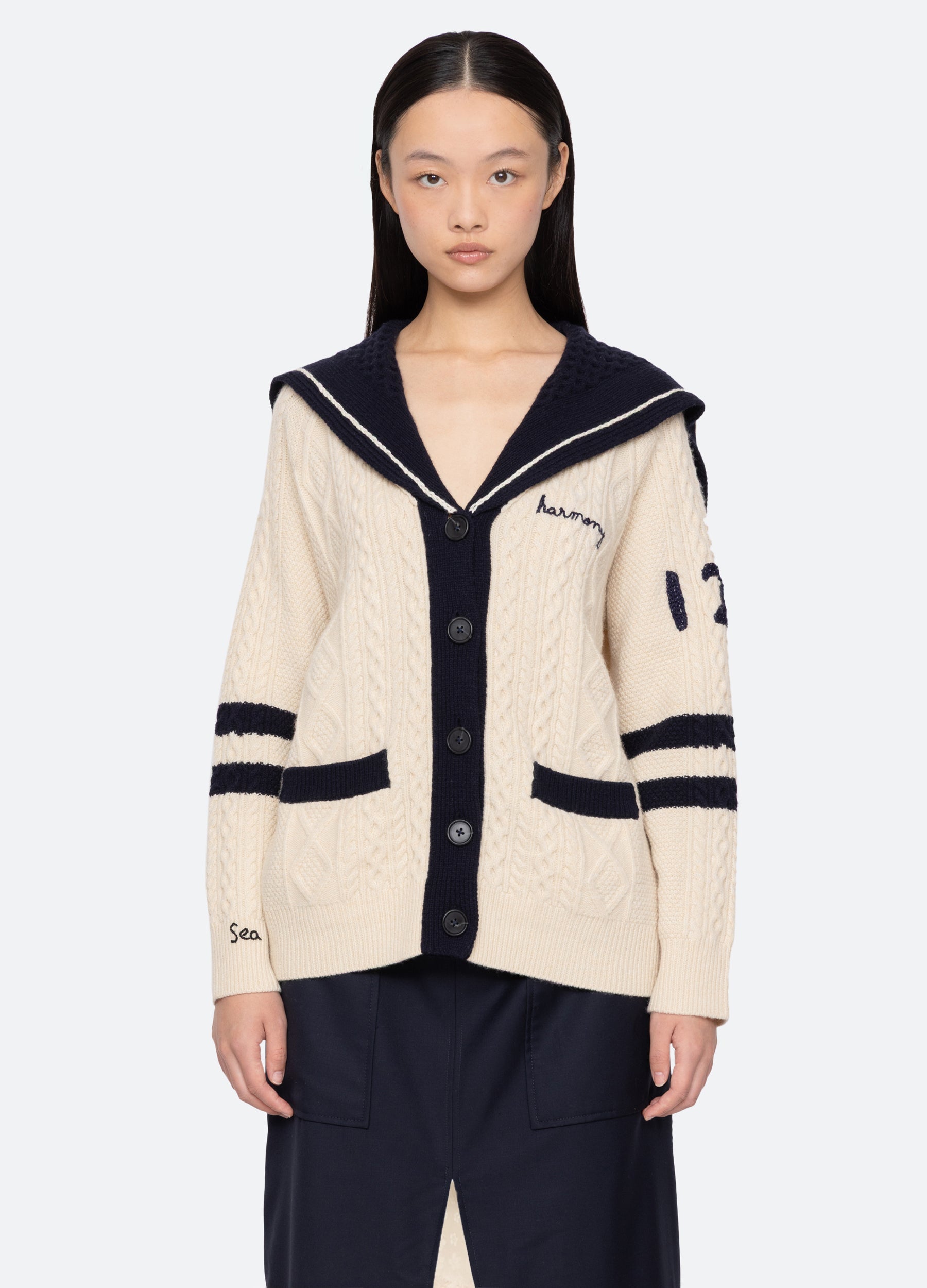 Cream Maren Cardigan | Sea New York