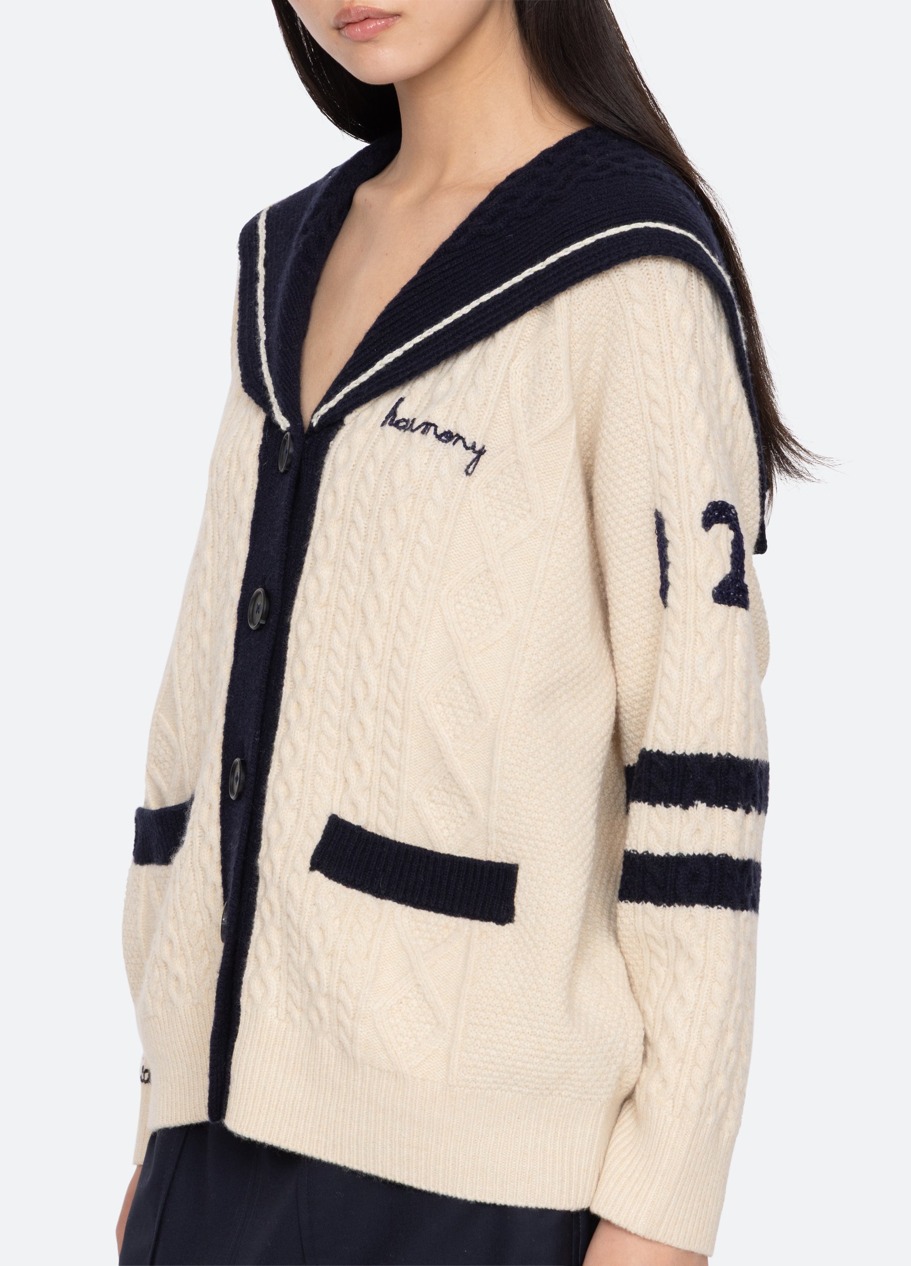 Cream Maren Cardigan | Sea New York