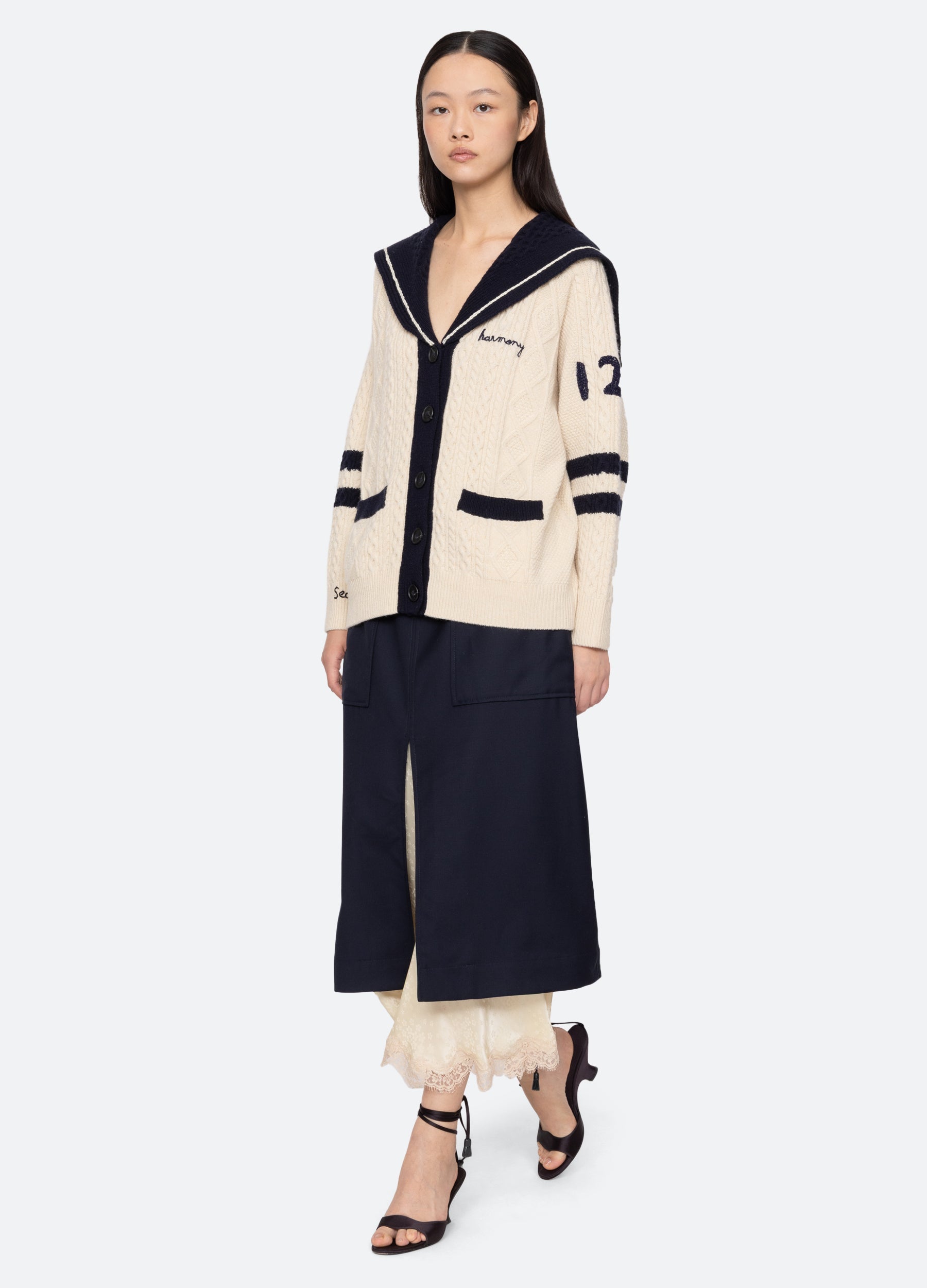 Cream Maren Cardigan | Sea New York