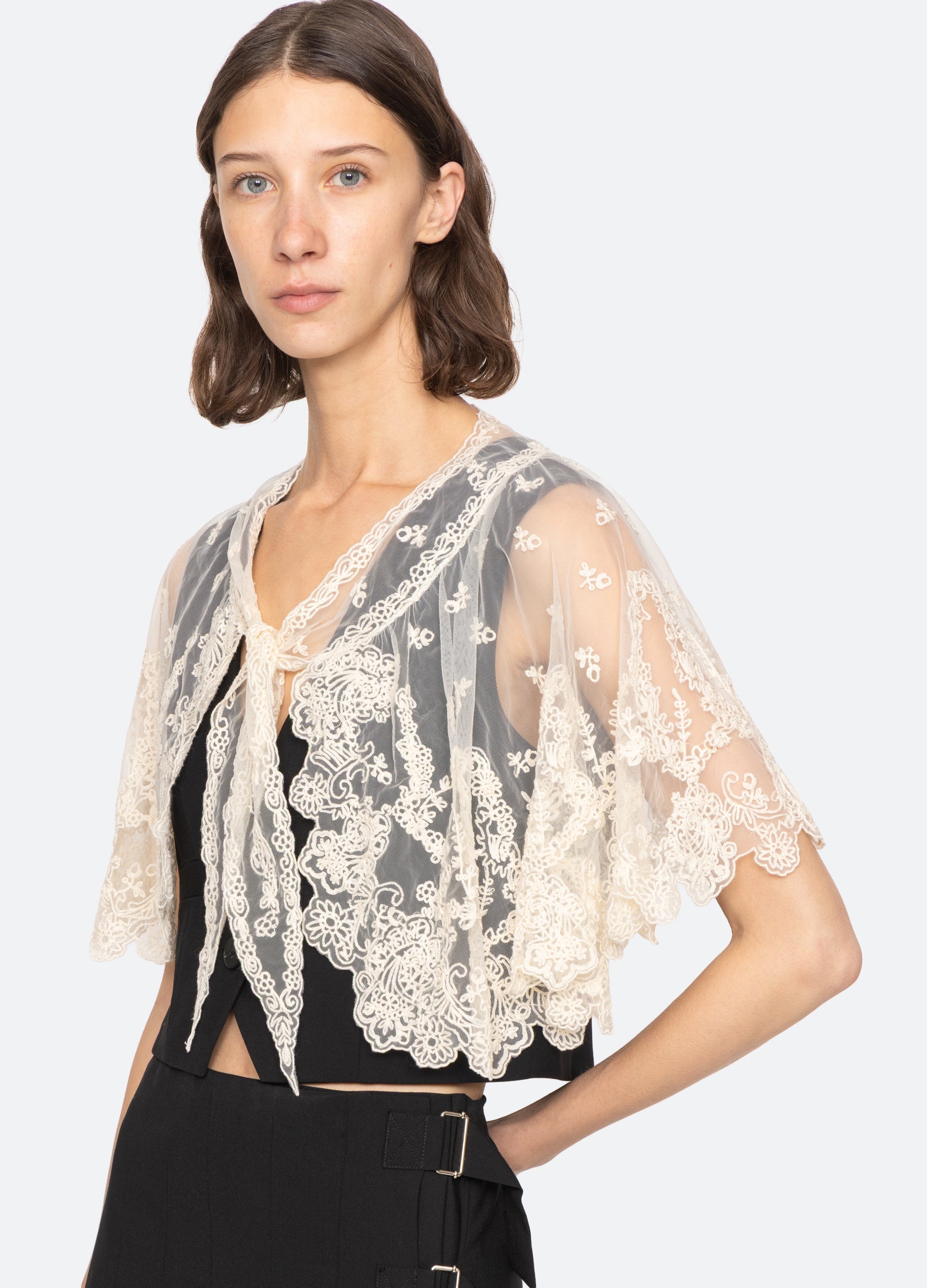 Black Elisa Vest | Sea New York